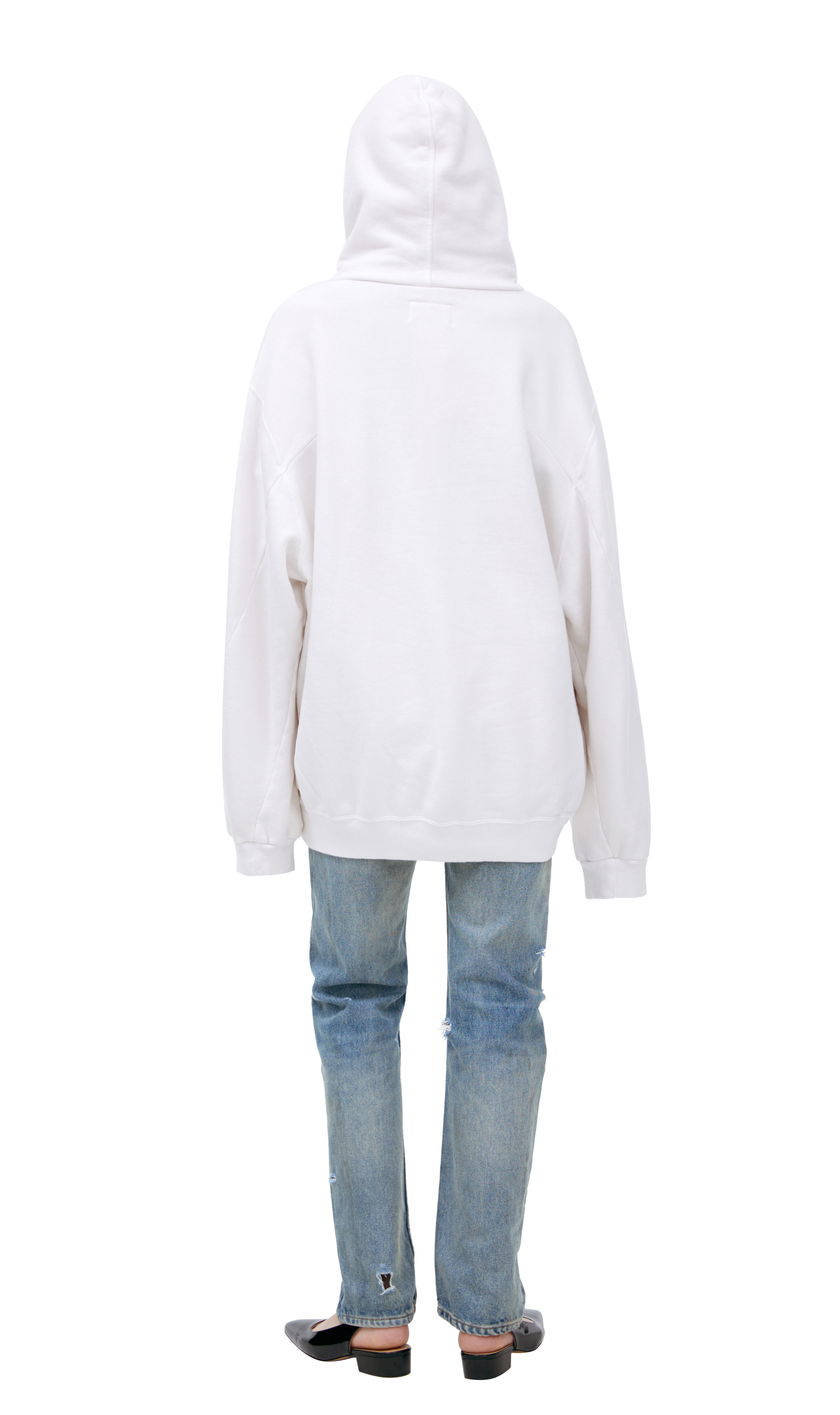 Doublet Printed cotton hoodie