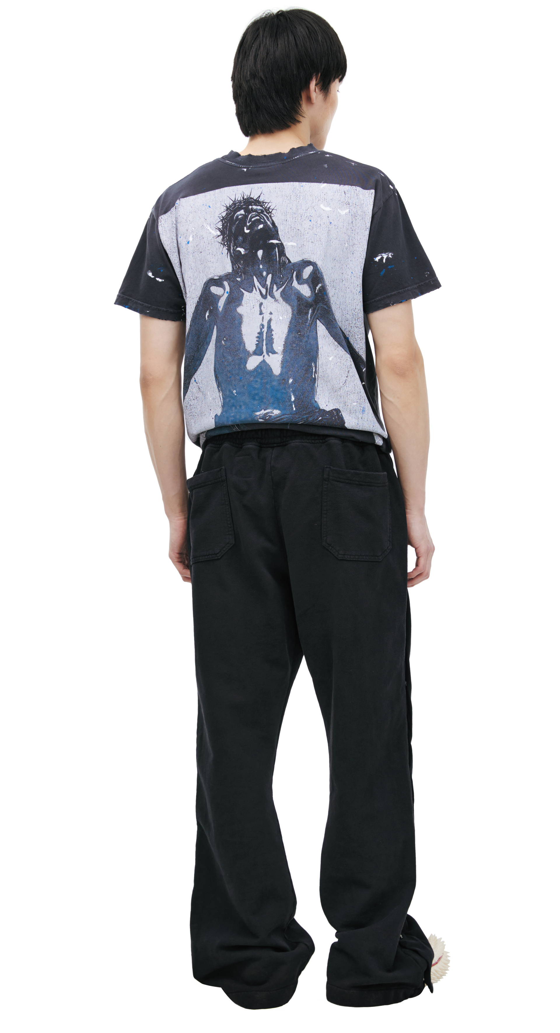 Hellstar Straight trousers with logos