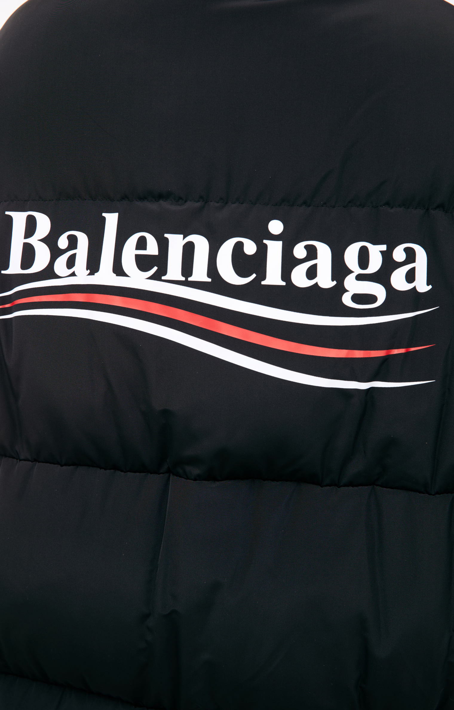 Balenciaga Оверсайз пуховик с логотипом