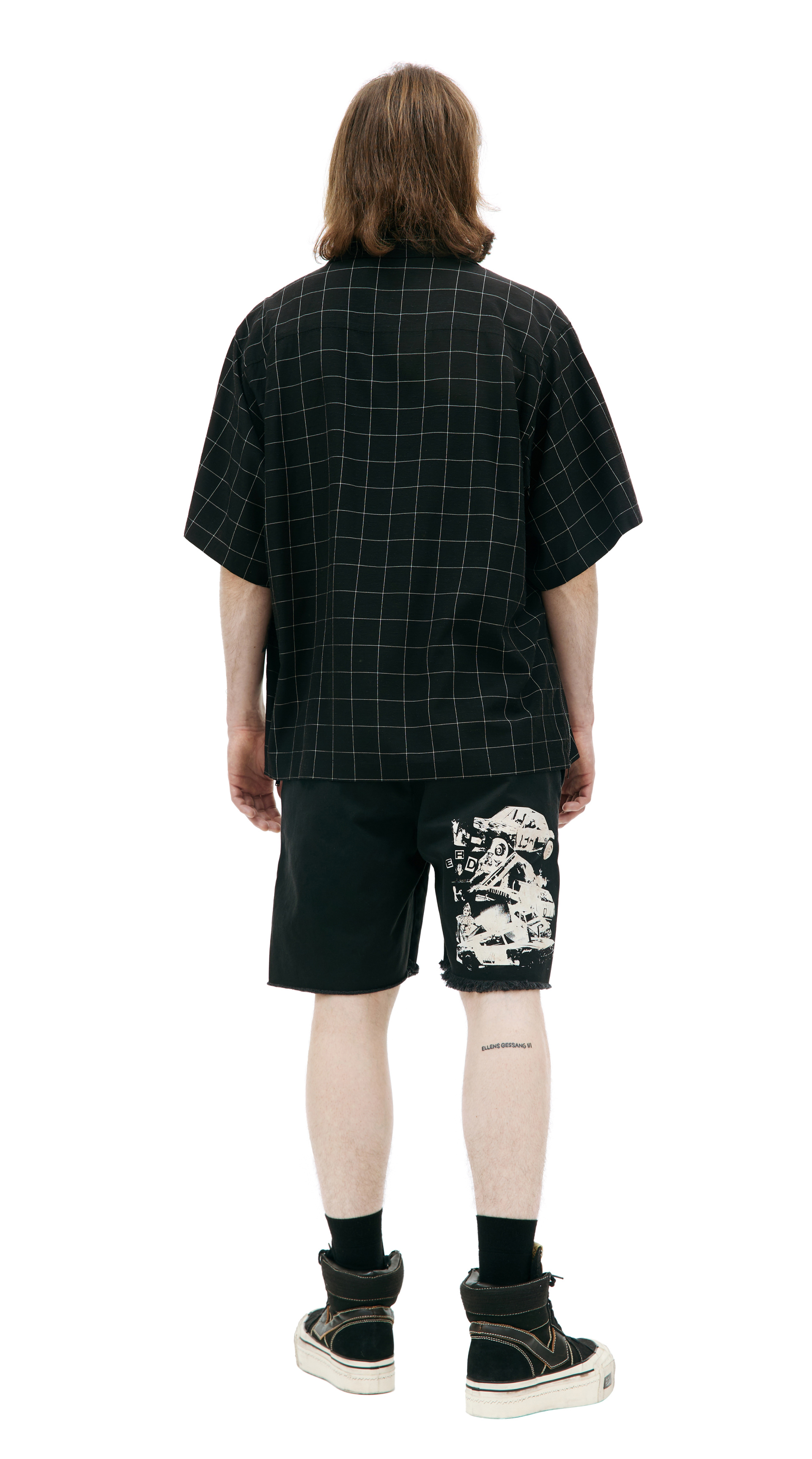 Undercover Black check shirt