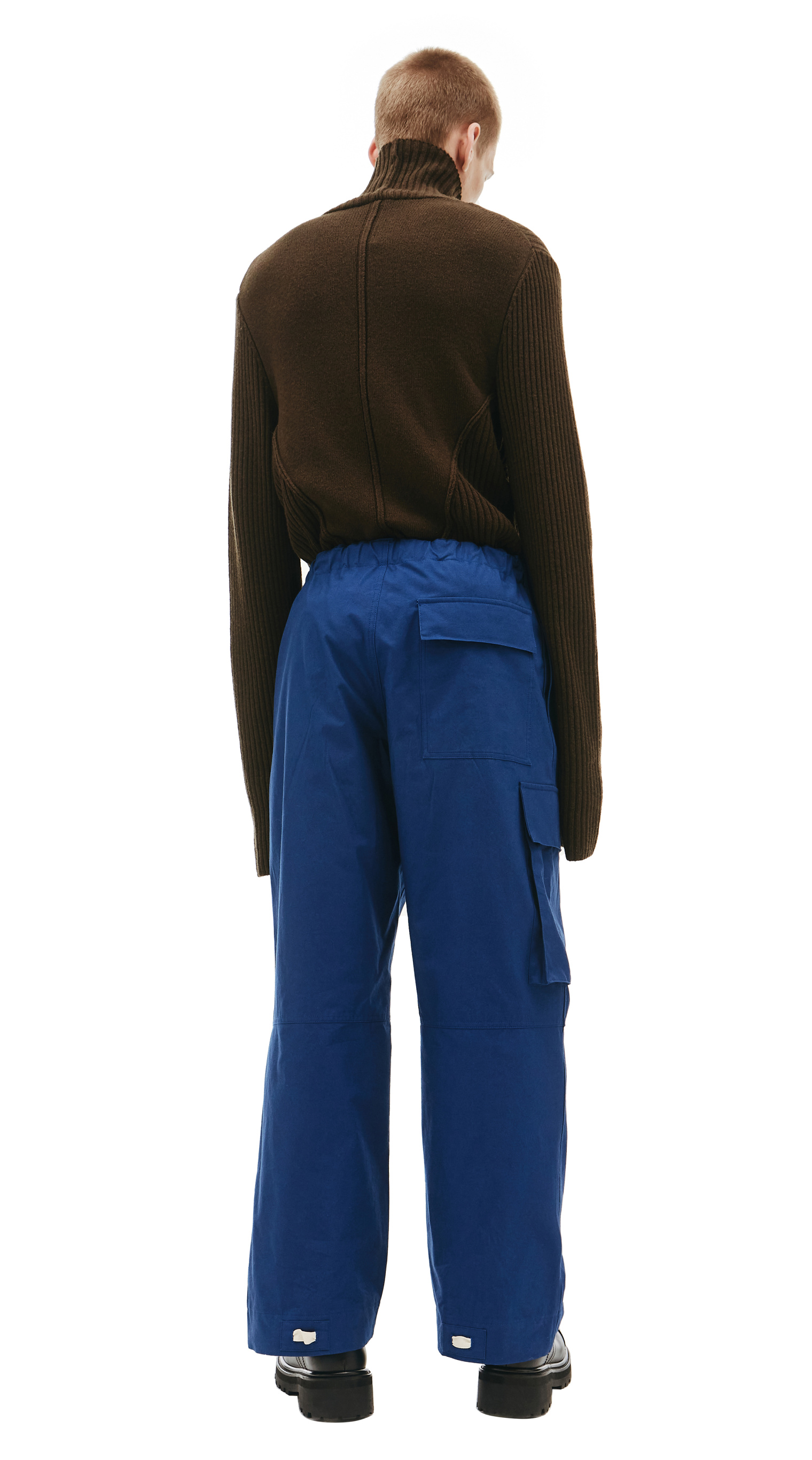 Jil Sander Navy Cargo Trousers