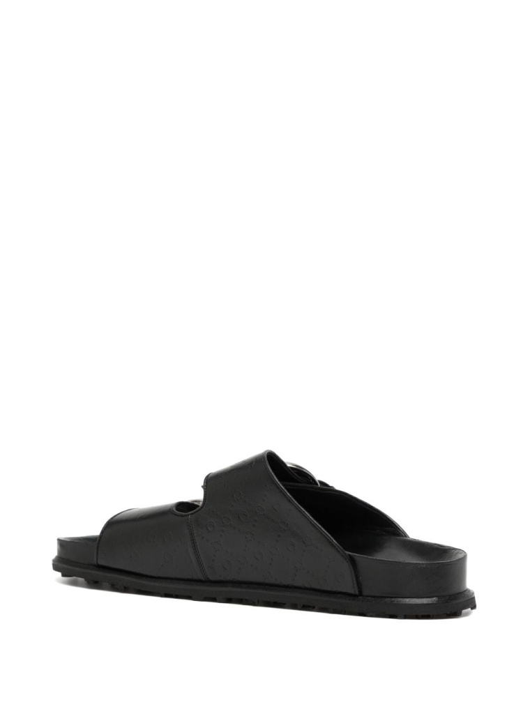 MARINE SERRE Men\'s Leather Sandal