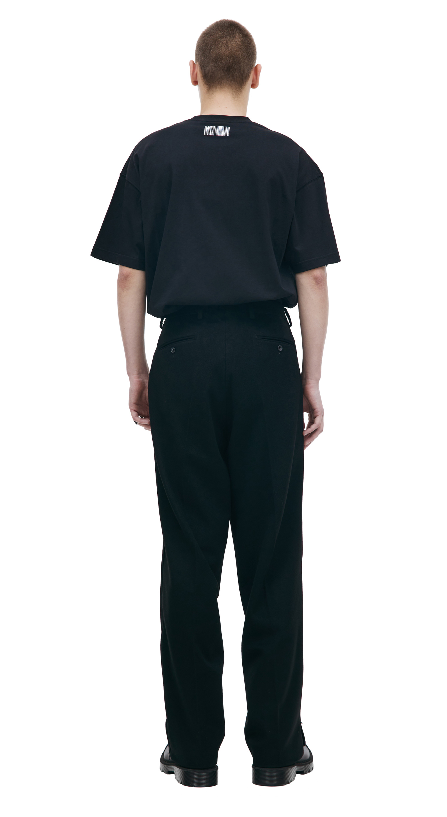 VTMNTS Black wool trousers