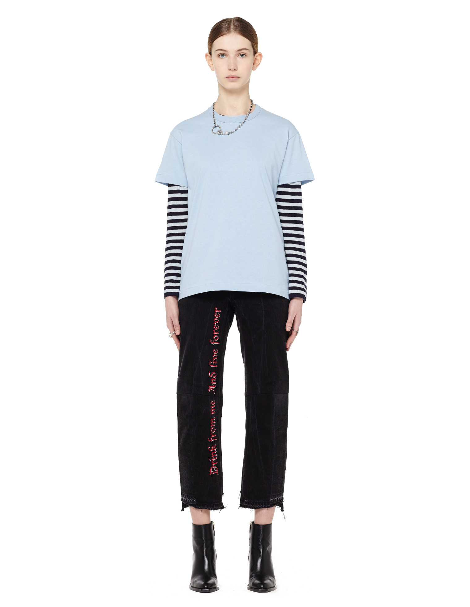 Comme des Garcons CdG Cotton striped long sleeve shirt