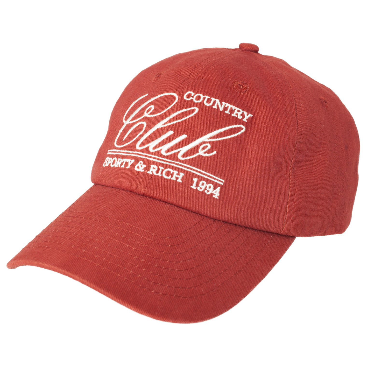 SPORTY & RICH \'Country Club\' embroidered cap