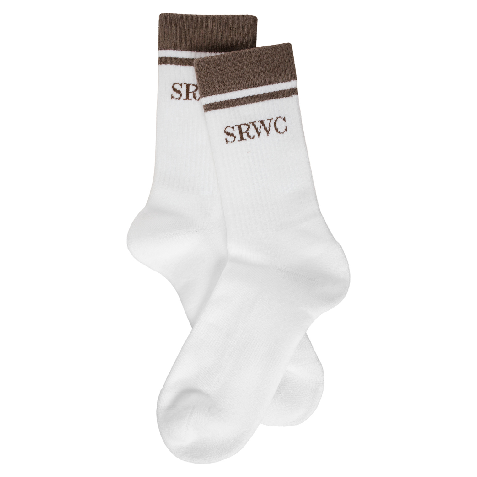 SPORTY & RICH SRWC logo embroidered socks
