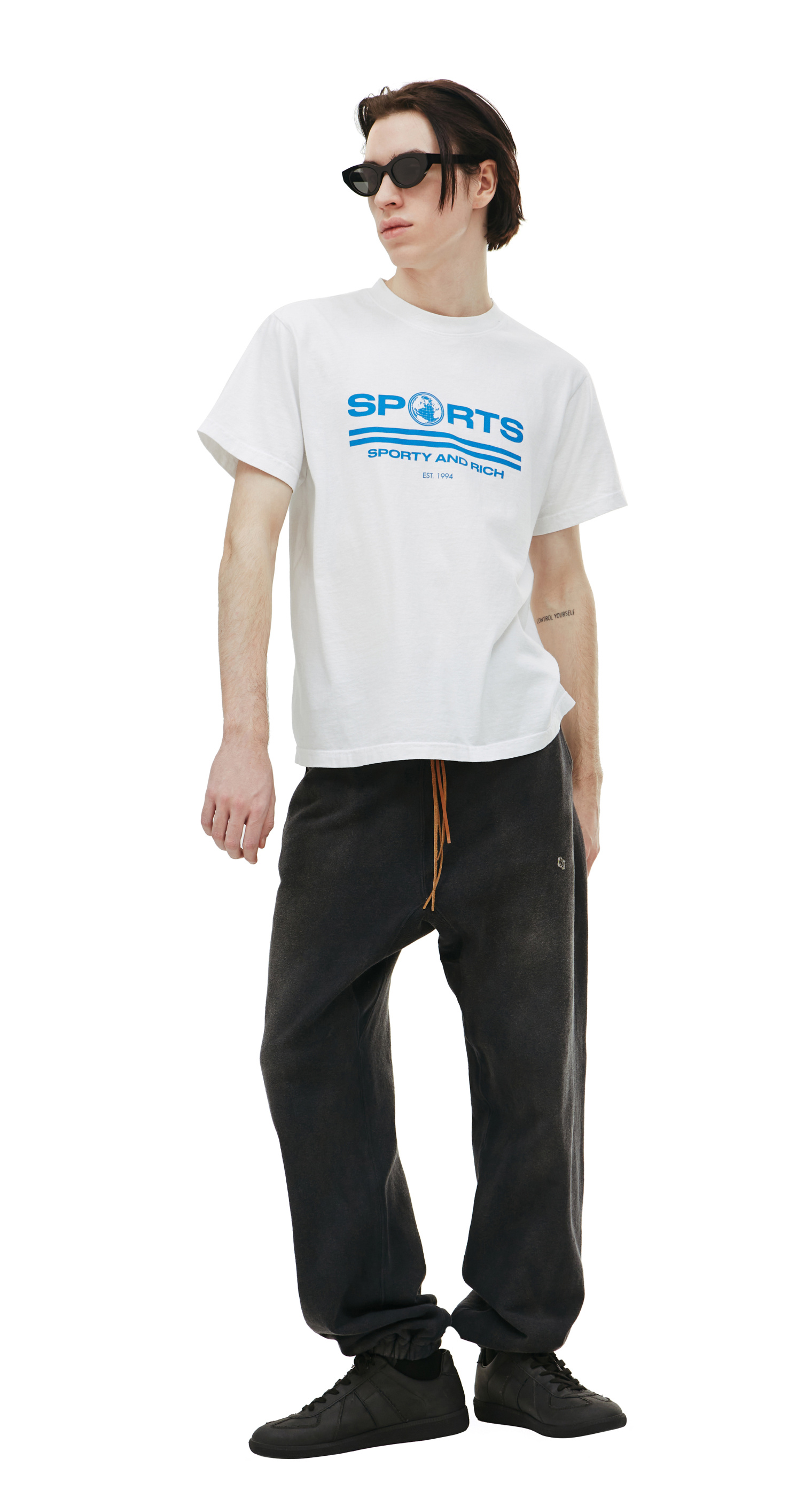 SPORTY & RICH Sports printed t-shirt