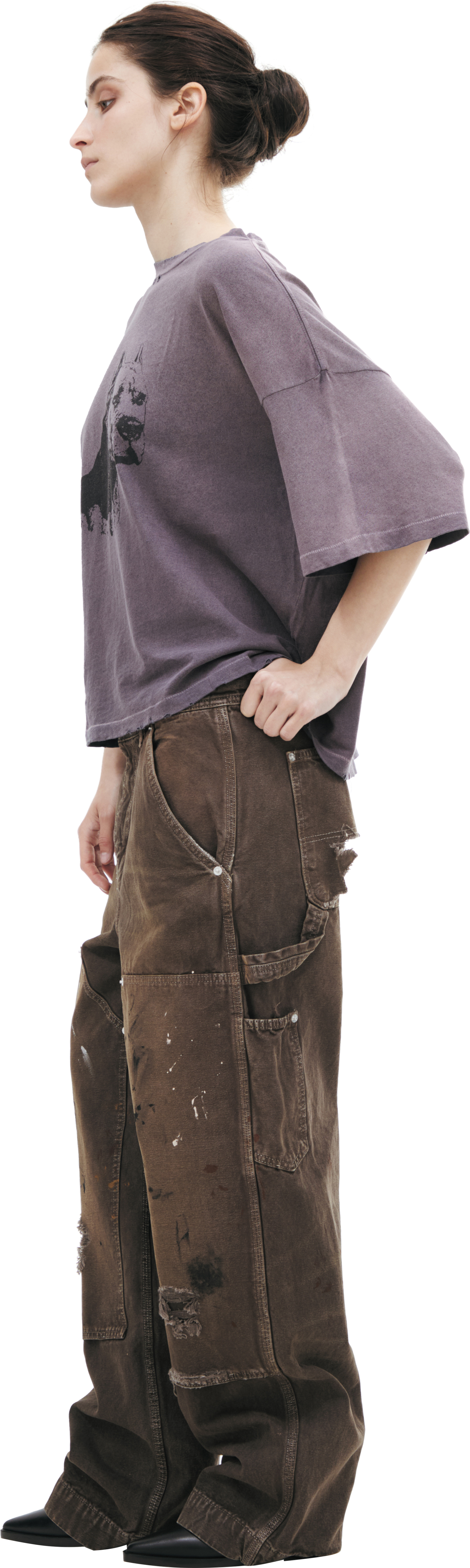Enfants Riches Déprimés Jeans with a distressed look