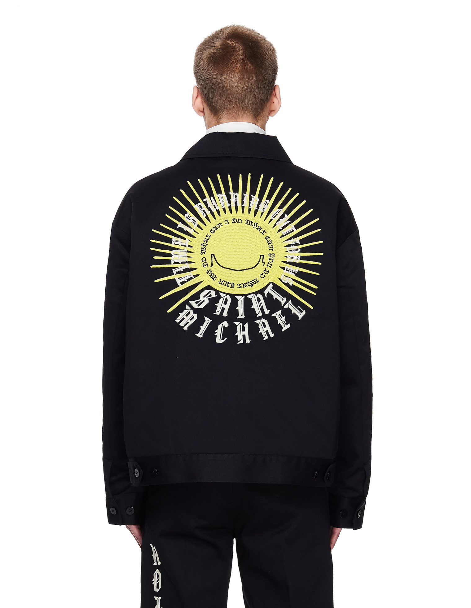 SAINT MICHAEL x dickies ジャケット　L Buy Saint Michael men black patched dickies jacket for $935