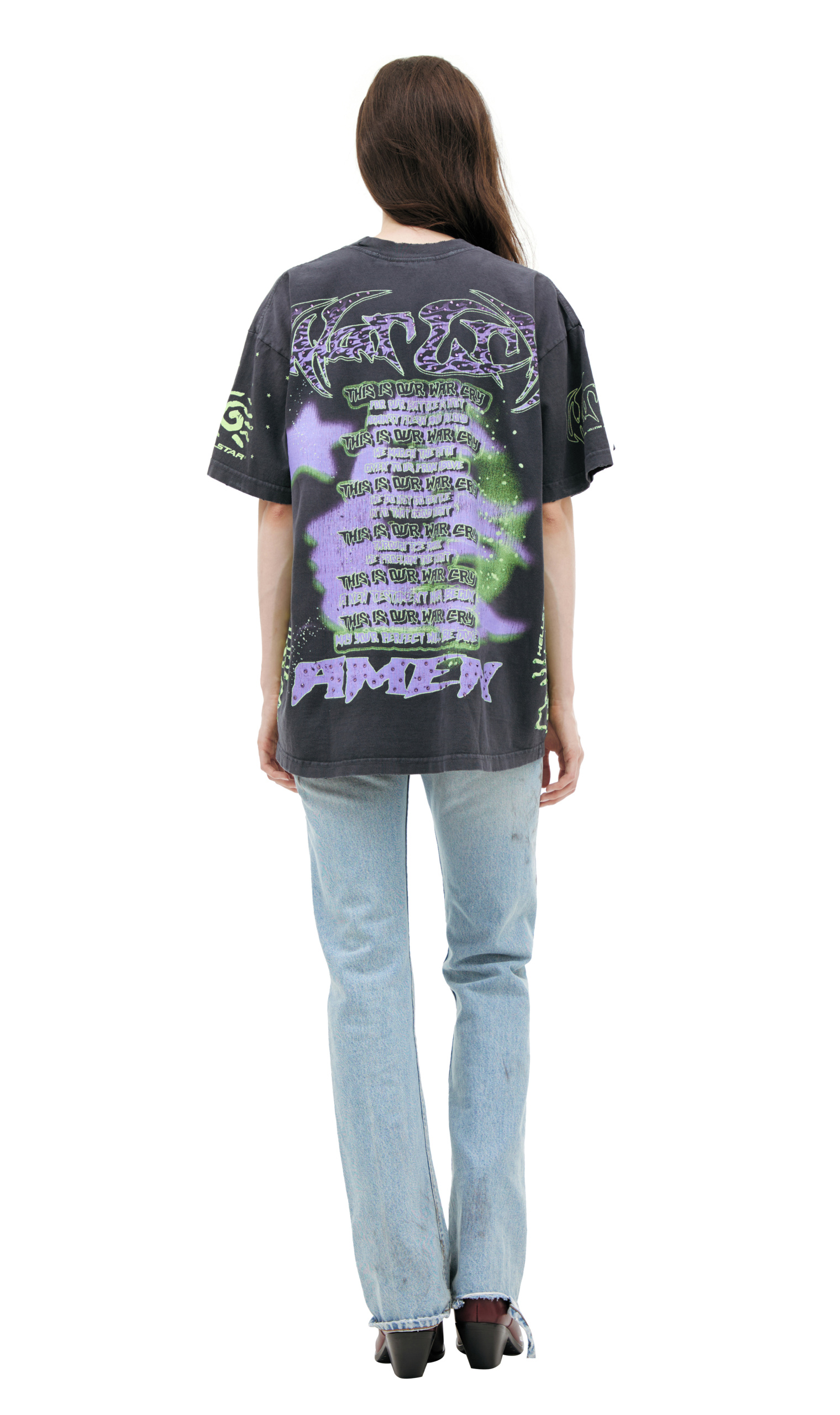 Hellstar Black print T-shirt