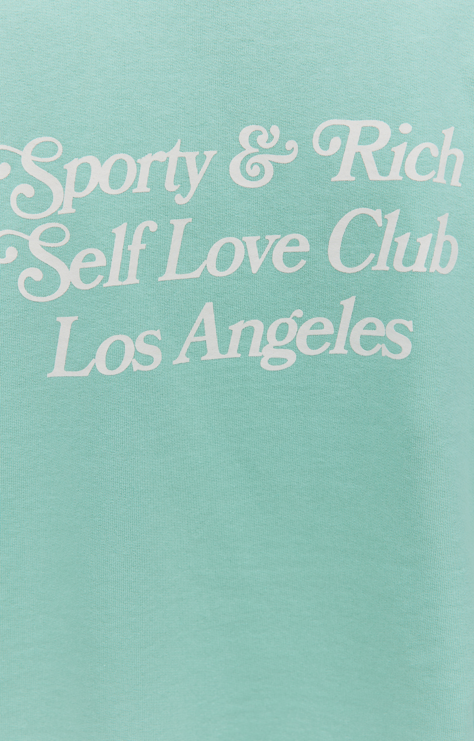 SPORTY & RICH \'Self Love Club\' printed sweatshirt