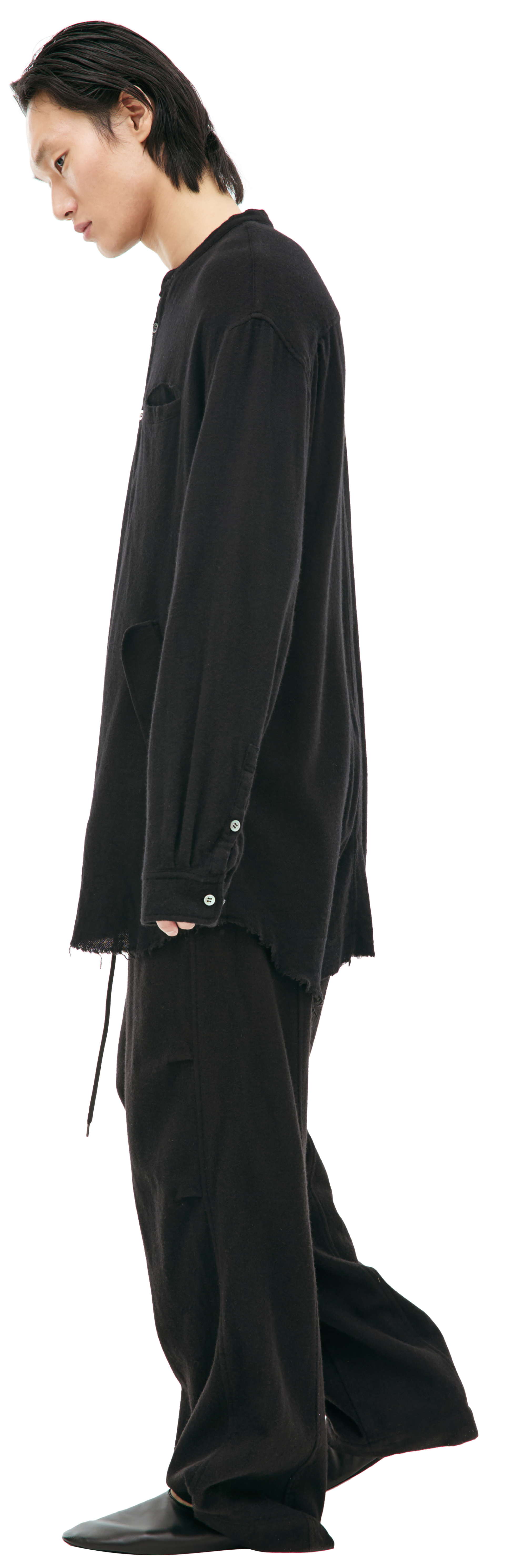 Undercover Black wool shirt