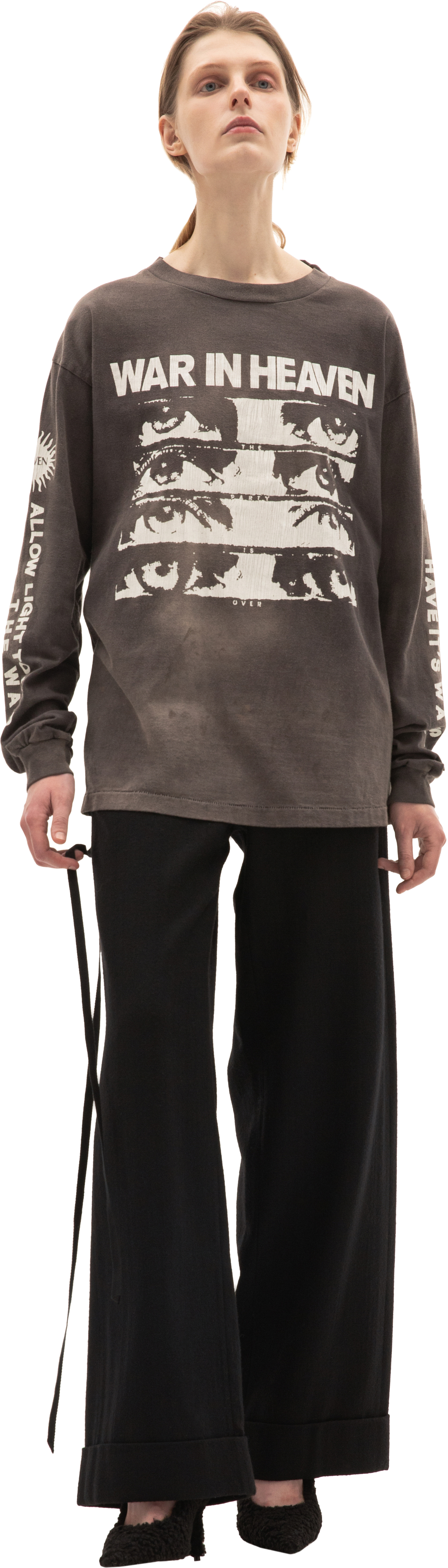 Saint Michael War in heaven Longsleeve in brown