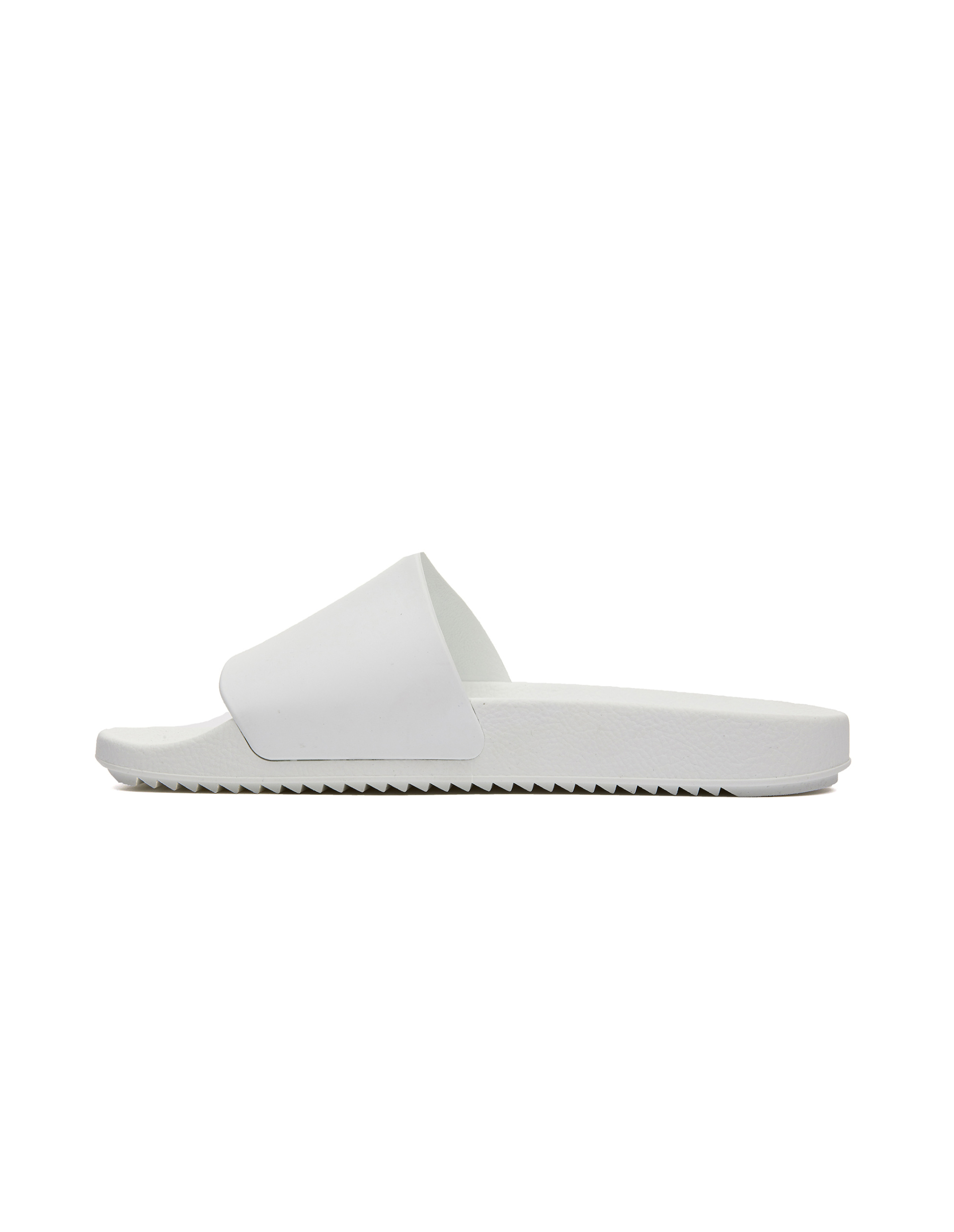 DRKSHDW by Rick Owens White Rubber Slides