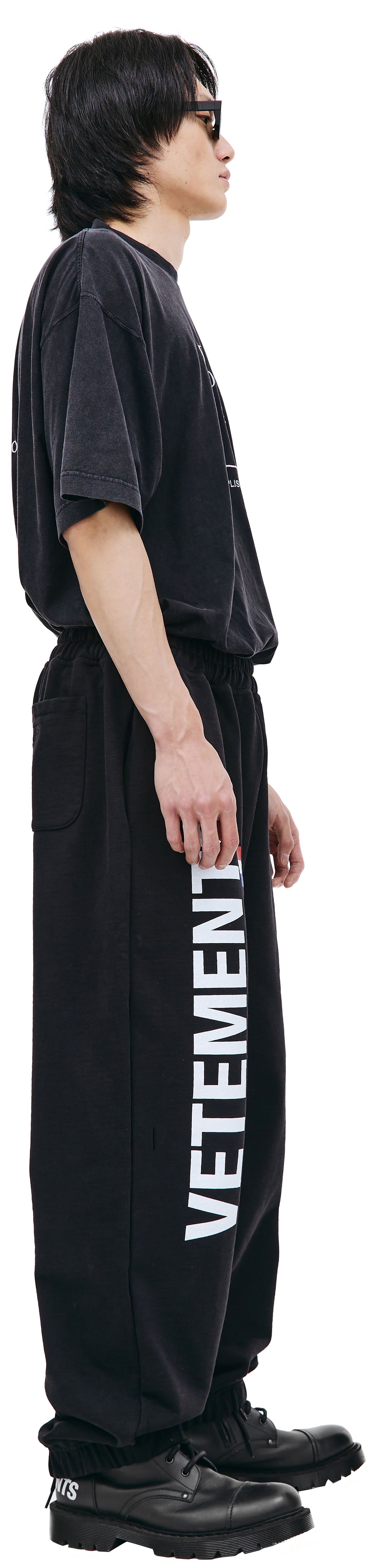 VETEMENTS Flag sweatpants