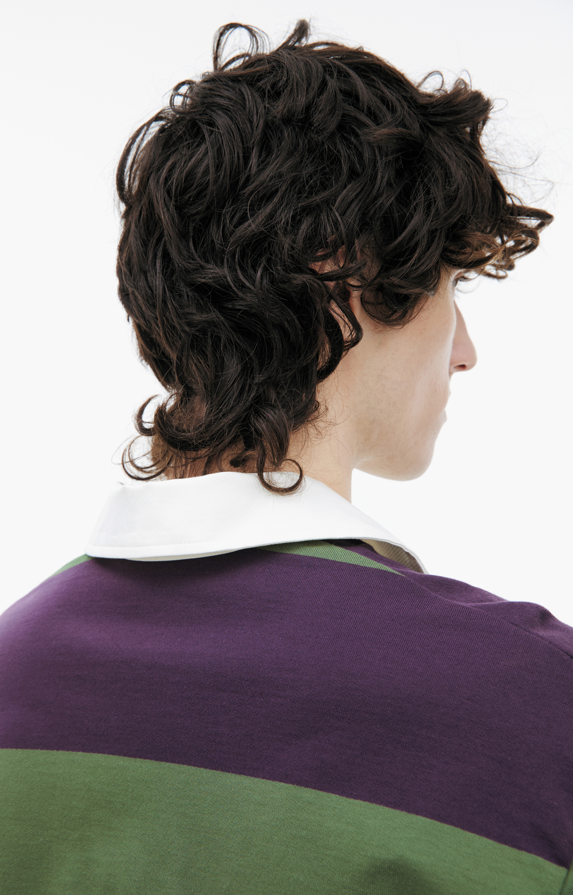 Dries Van Noten Striped cotton polo