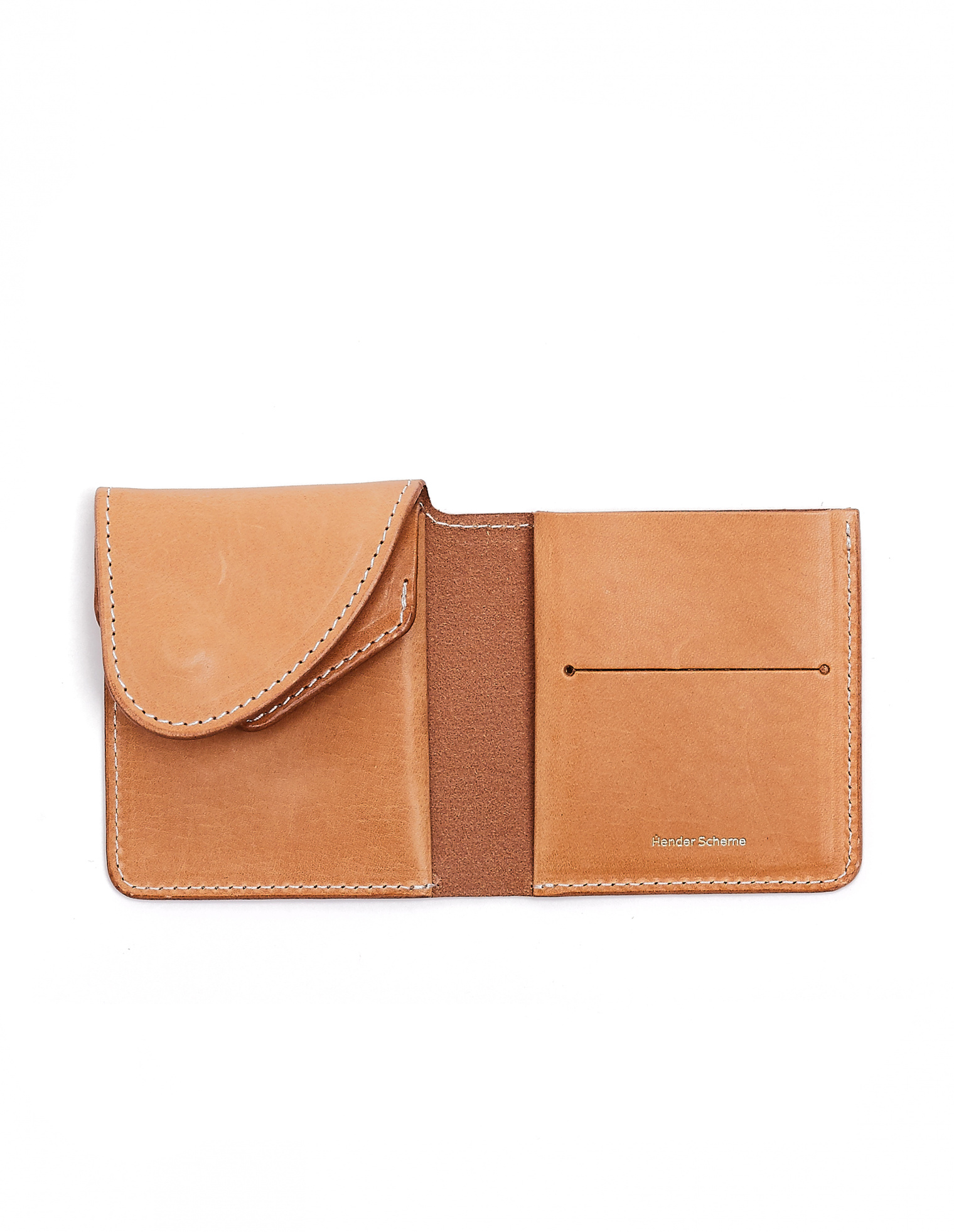 Hender Scheme Beige Leather Wallet