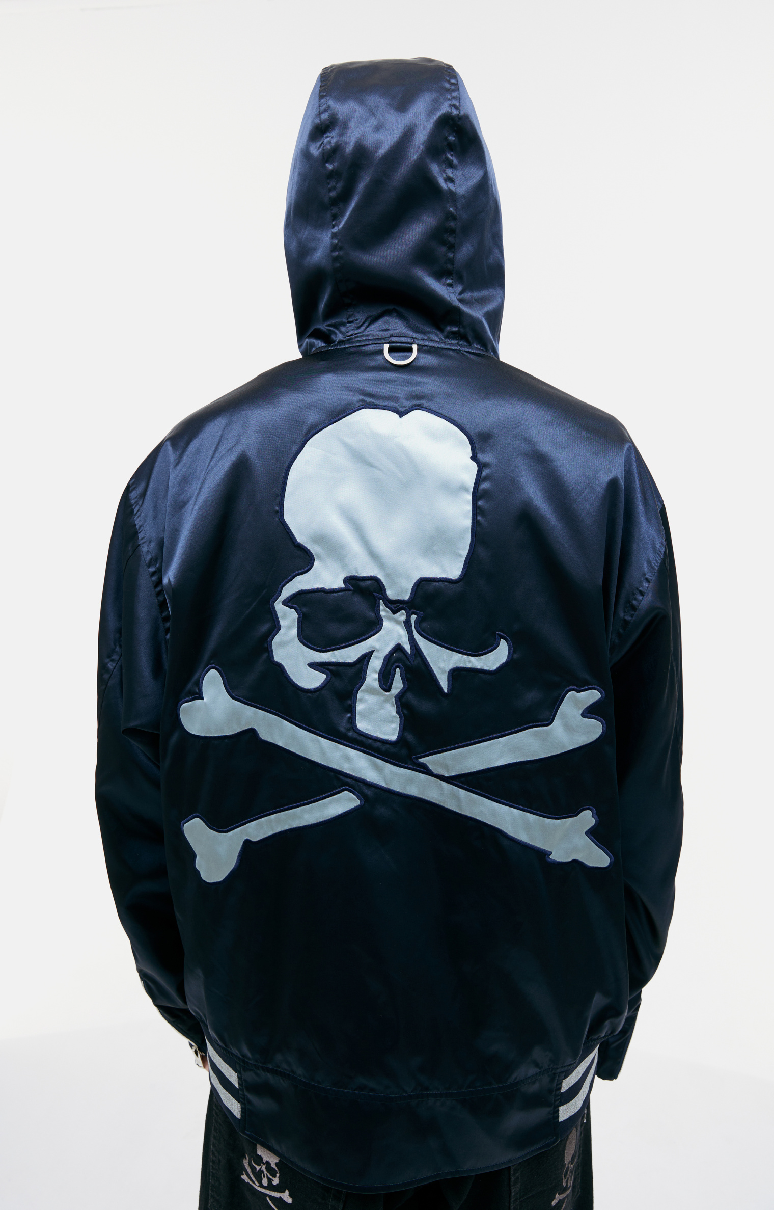 Mastermind WORLD Varsity logo-embroidered bomber jacket