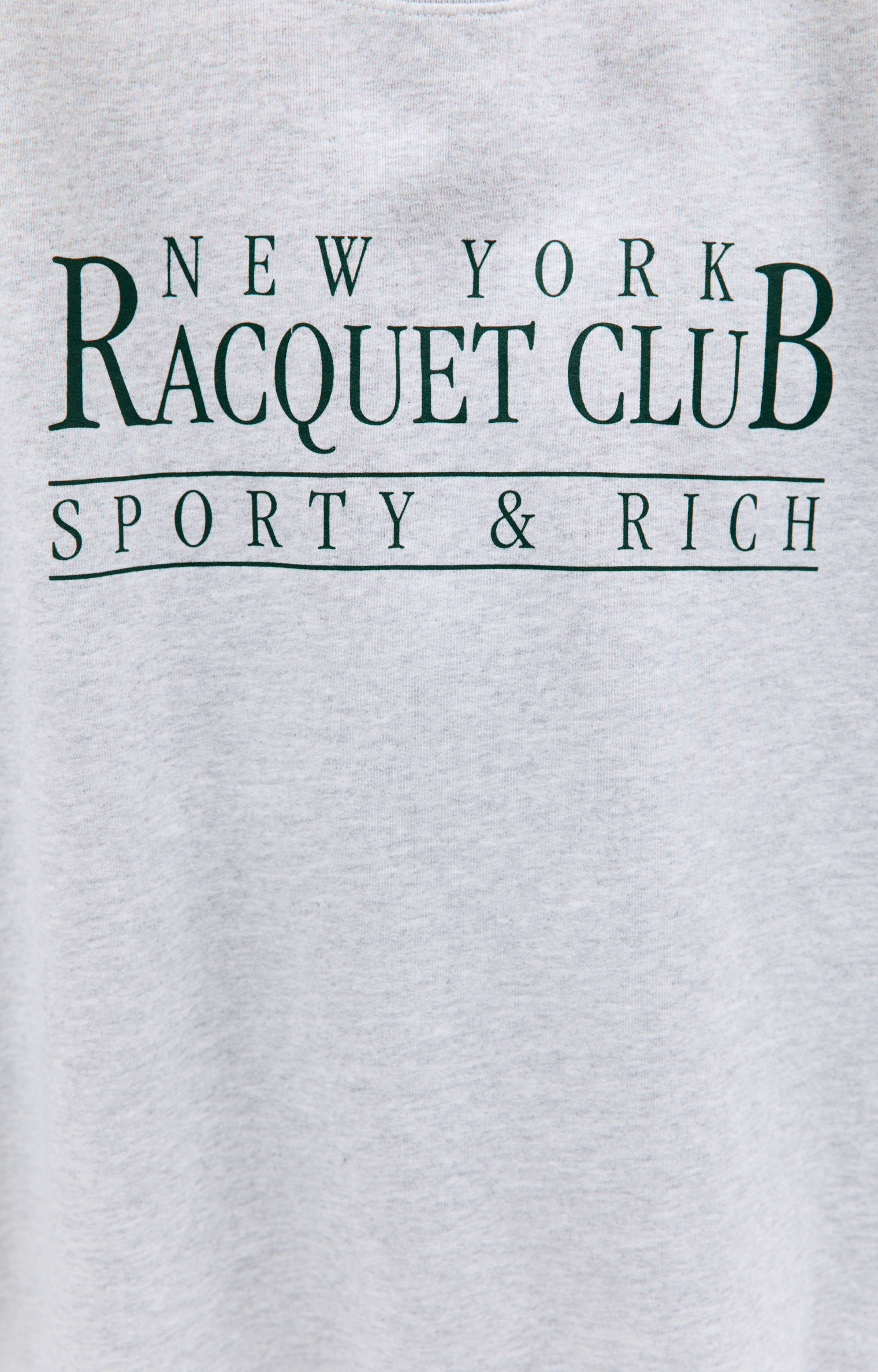 SPORTY & RICH Свитшот с принтом NY Racquet Club