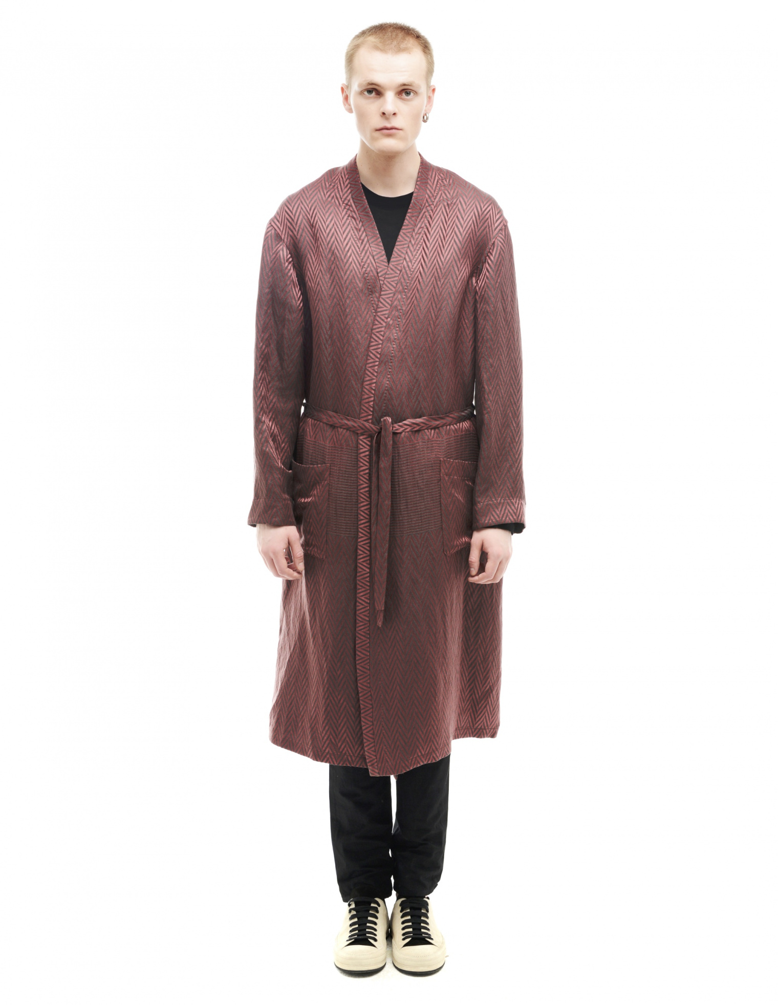 Haider Ackermann Пальто из льна и шелка