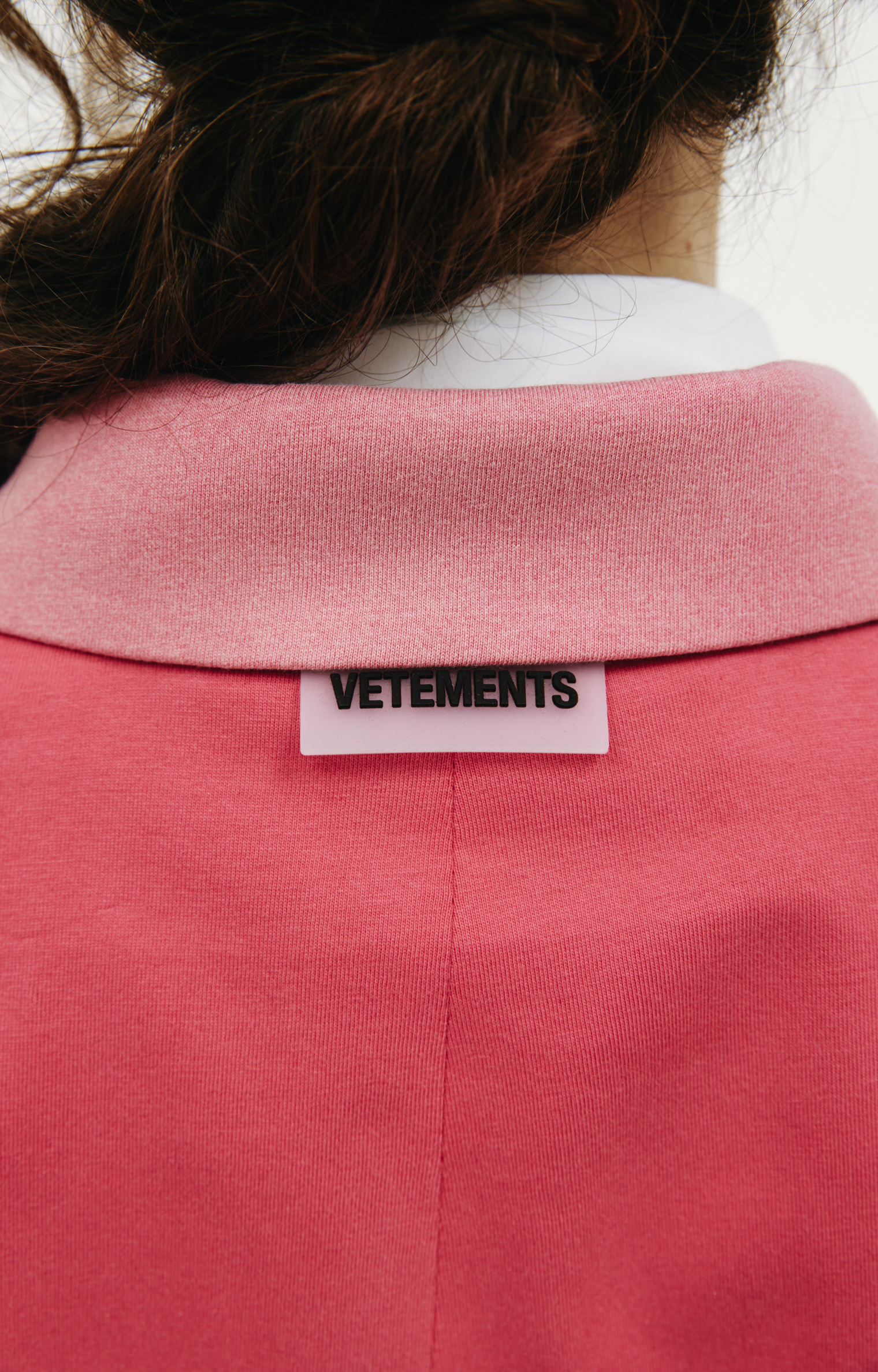 VETEMENTS Розовый оверсайз пиджак