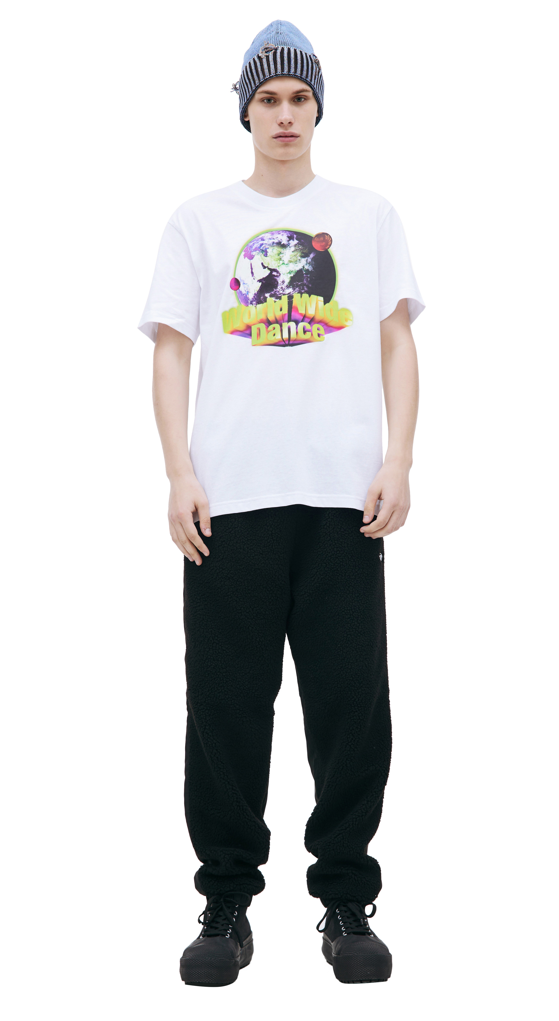 Diesel Blue cotton beanie