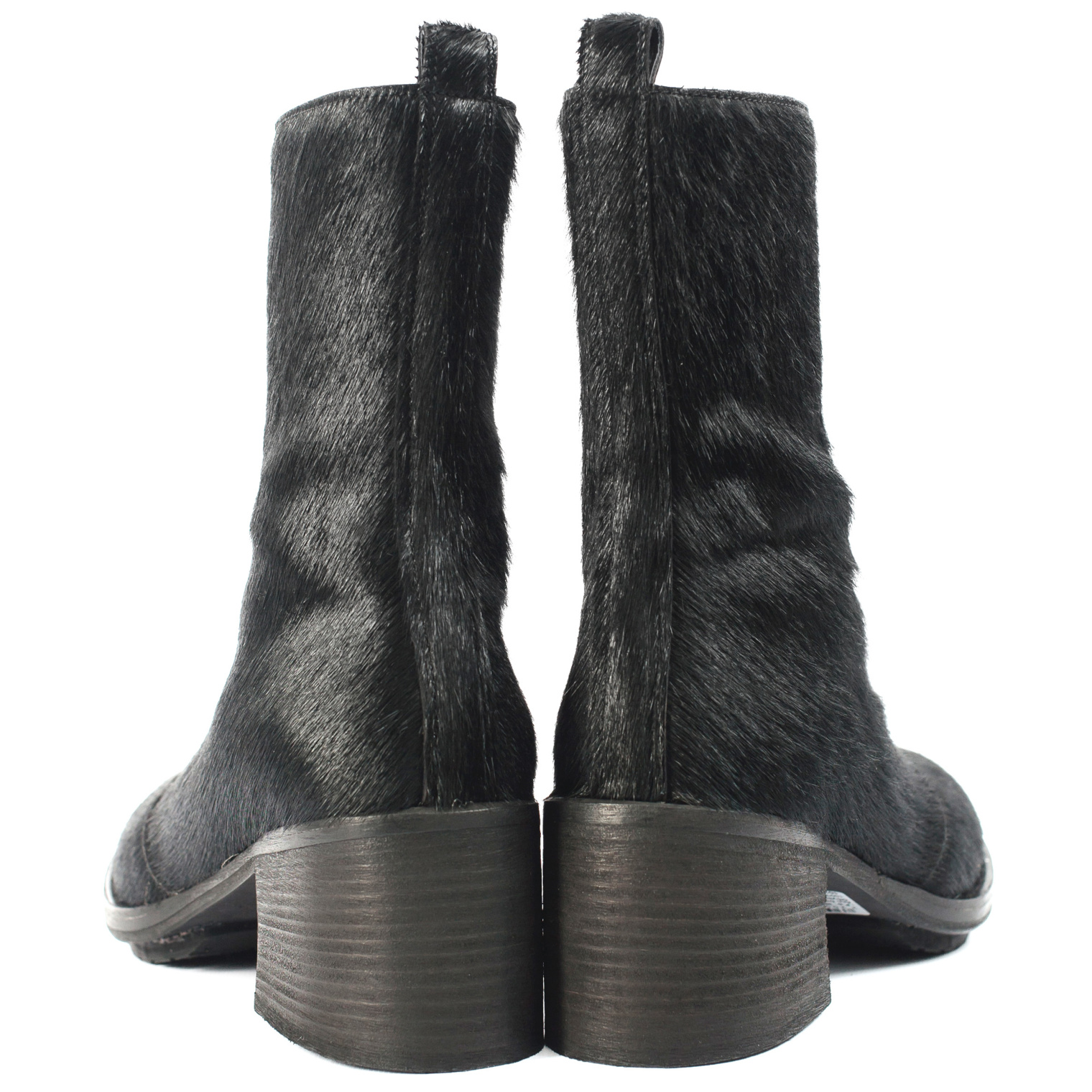 Ann Demeulemeester Pony Hair Ankle Boots