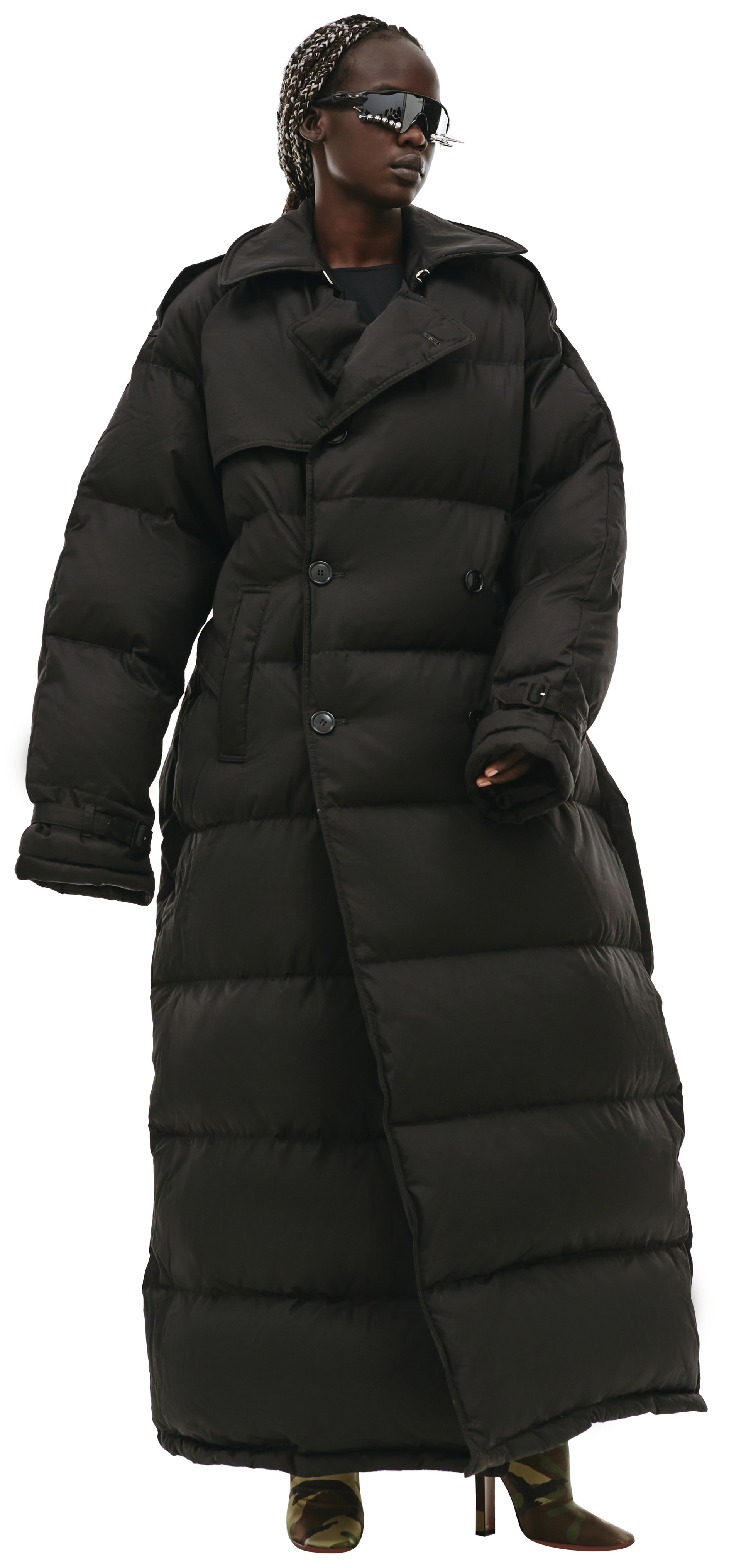 VETEMENTS Black down coat