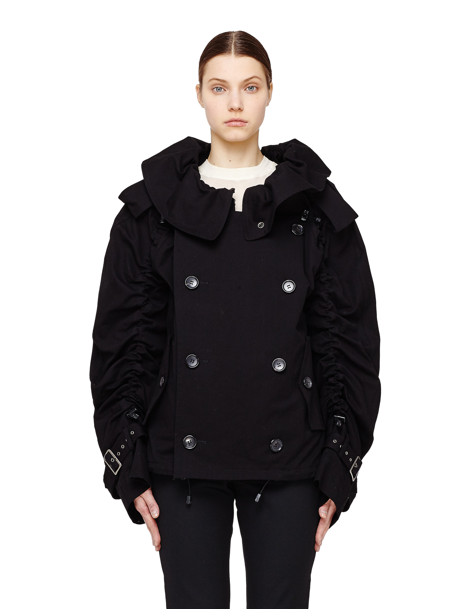 Junya Watanabe Двубортный плащ