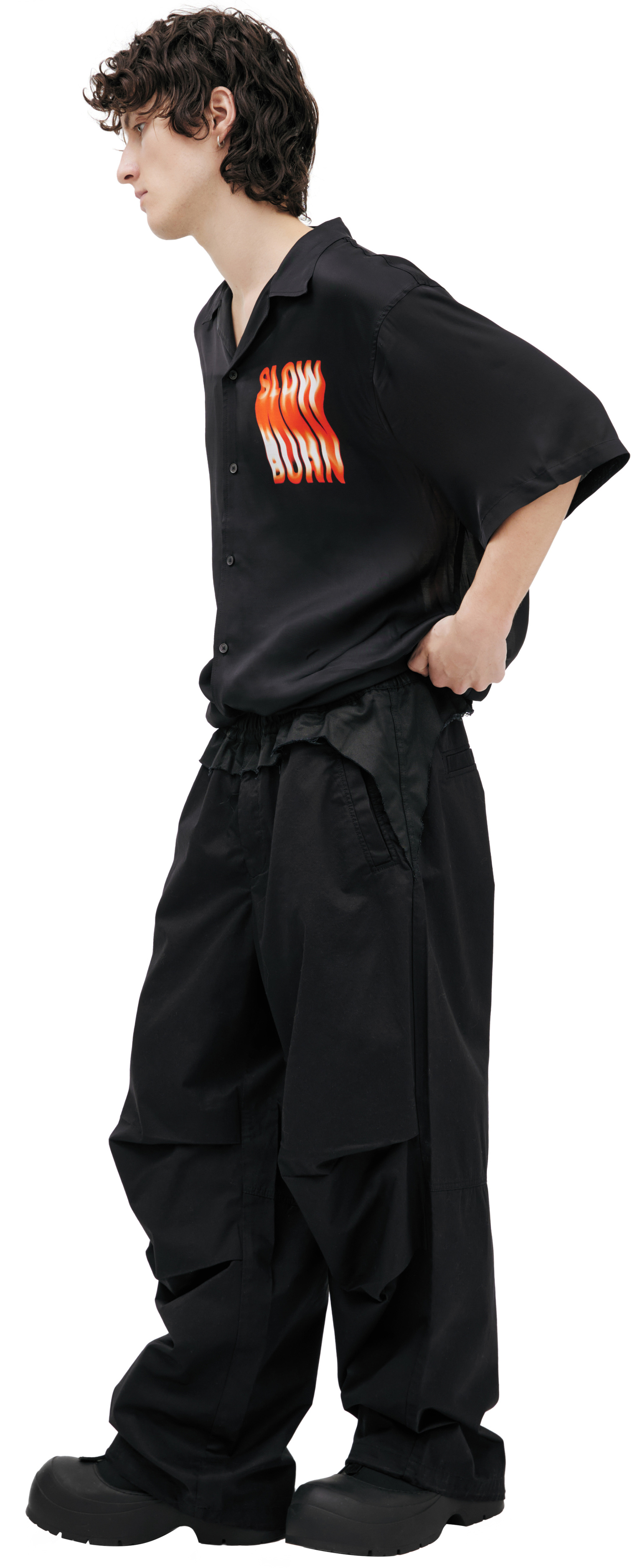 Diesel Trousers with double-layered belt