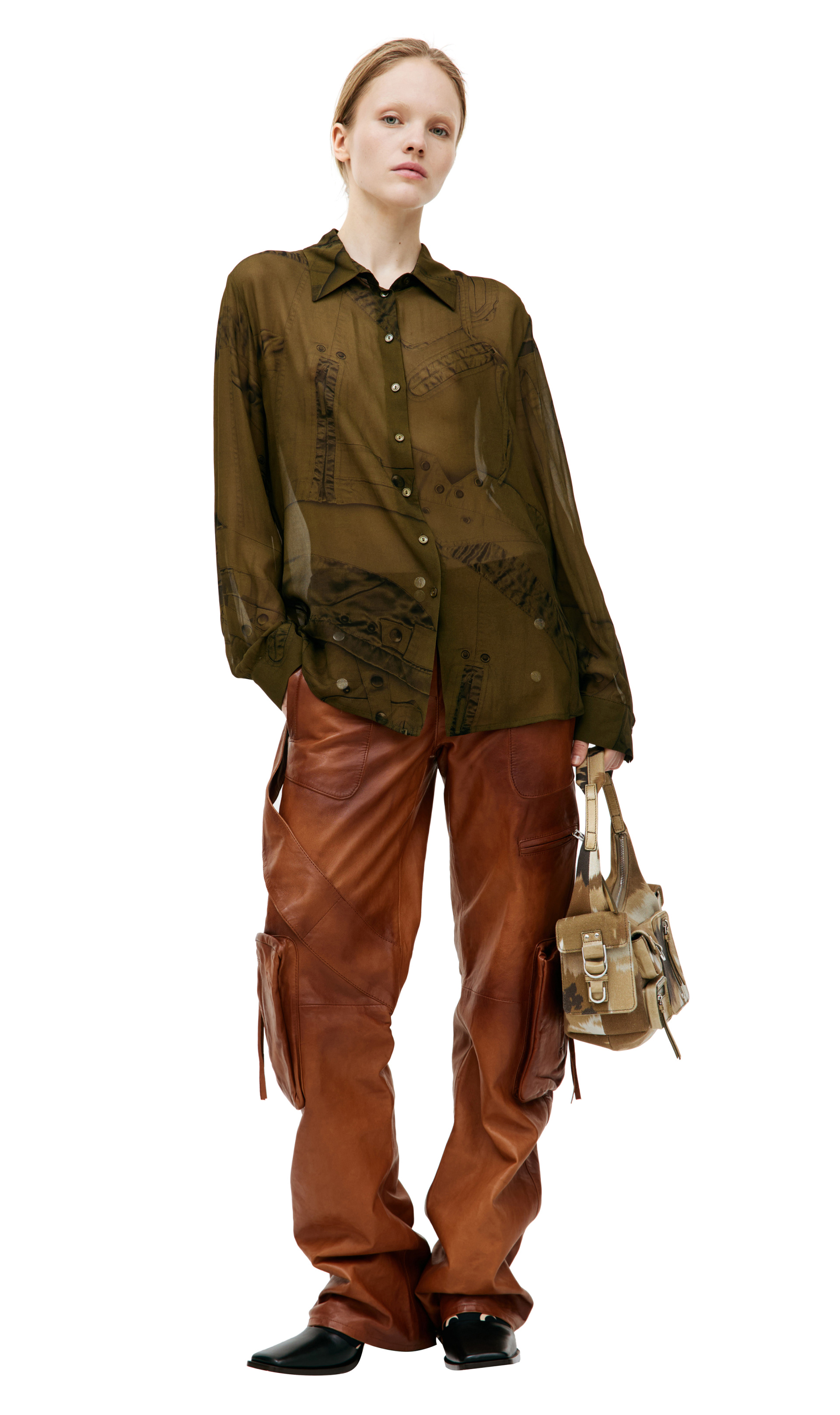 Blumarine Camouflage cargo bag