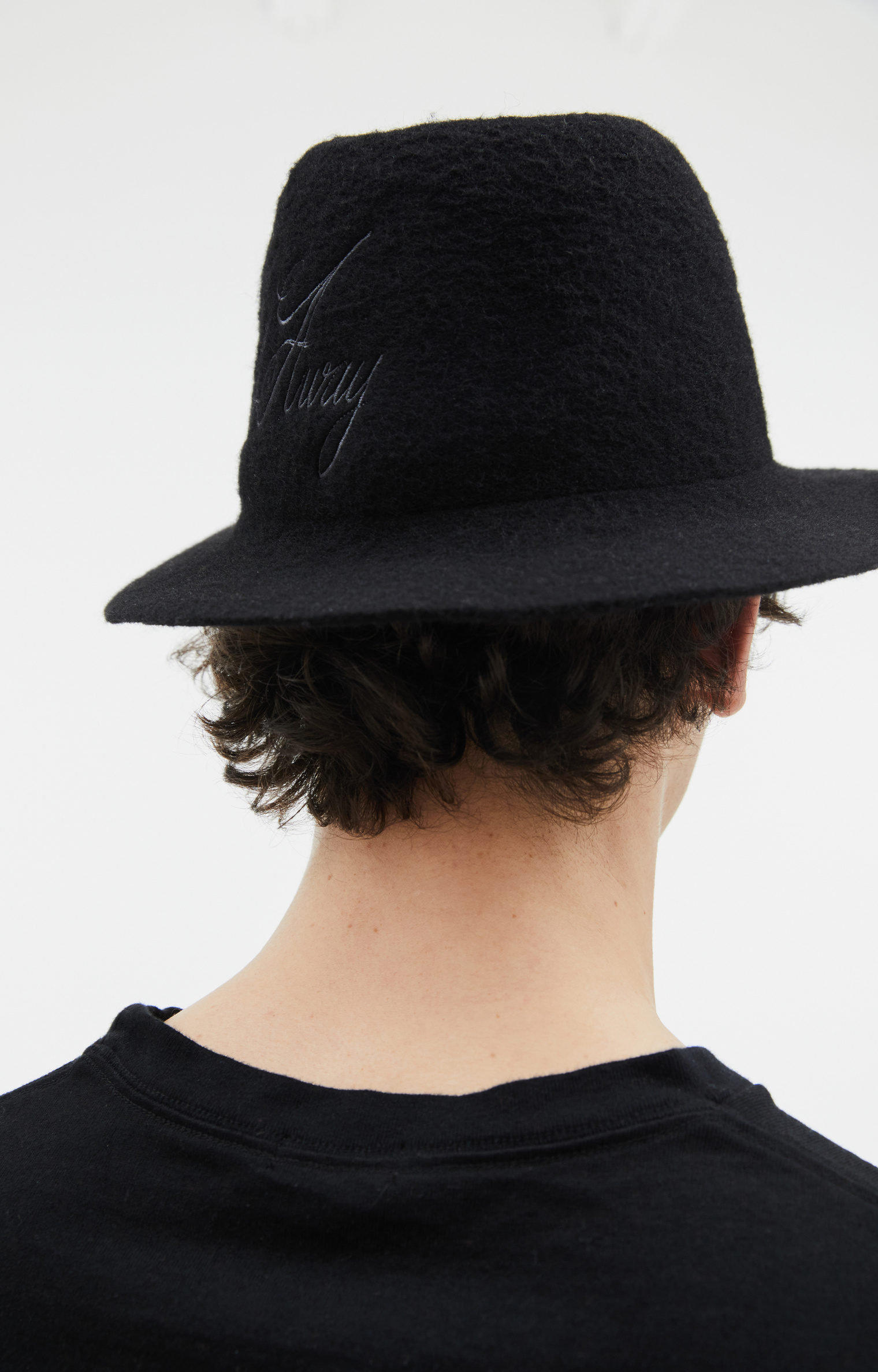 Junya Watanabe Embroidered logo hat in black