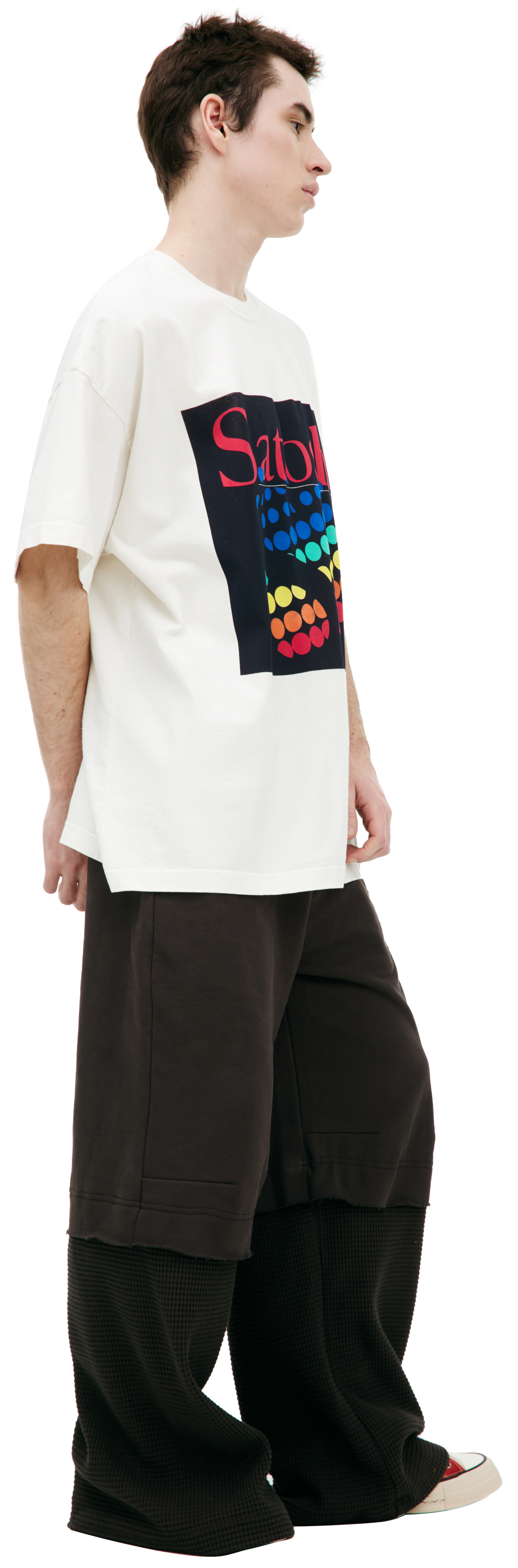 Satoshi Nakamoto White print T-shirt