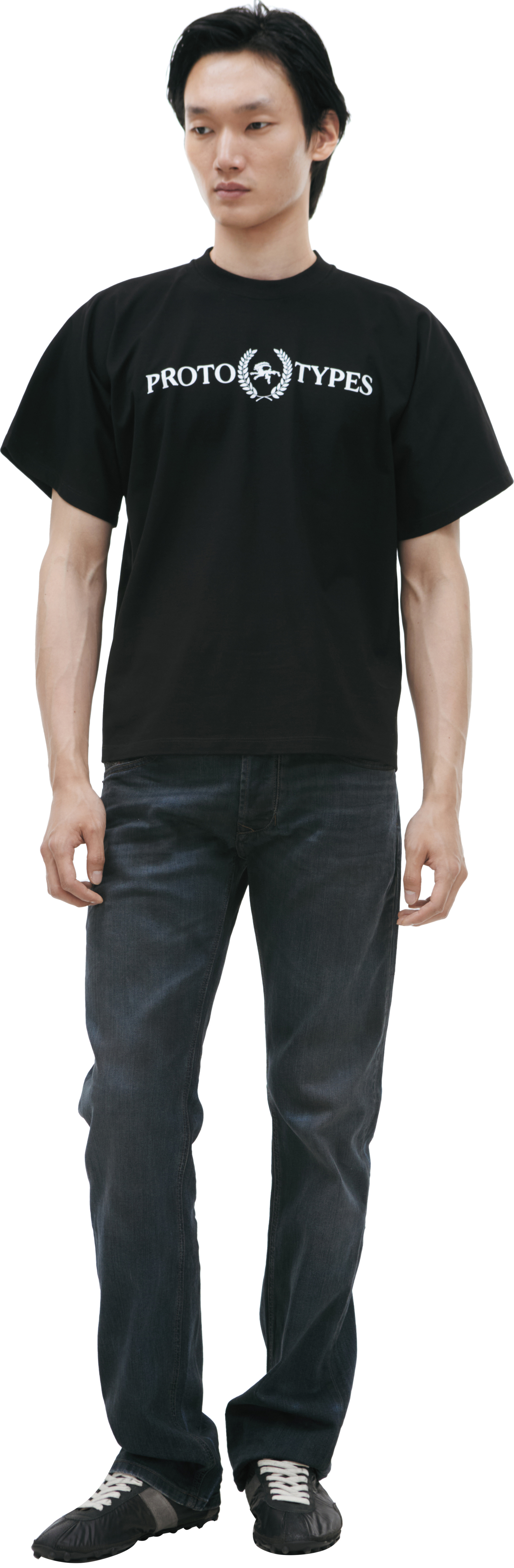 PROTOTYPES Black logo T-shirt