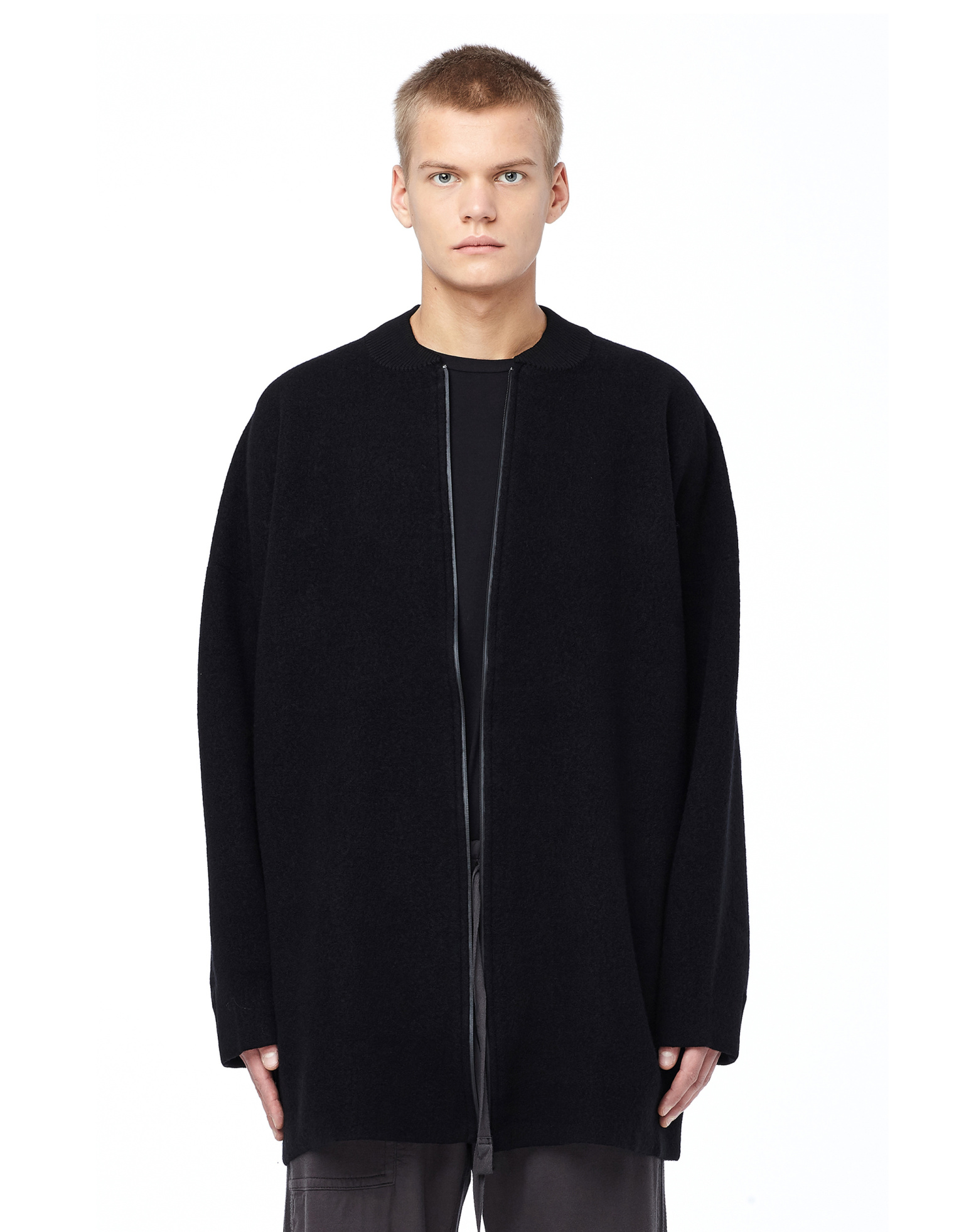 Y-3 Felt zip-up jacket
