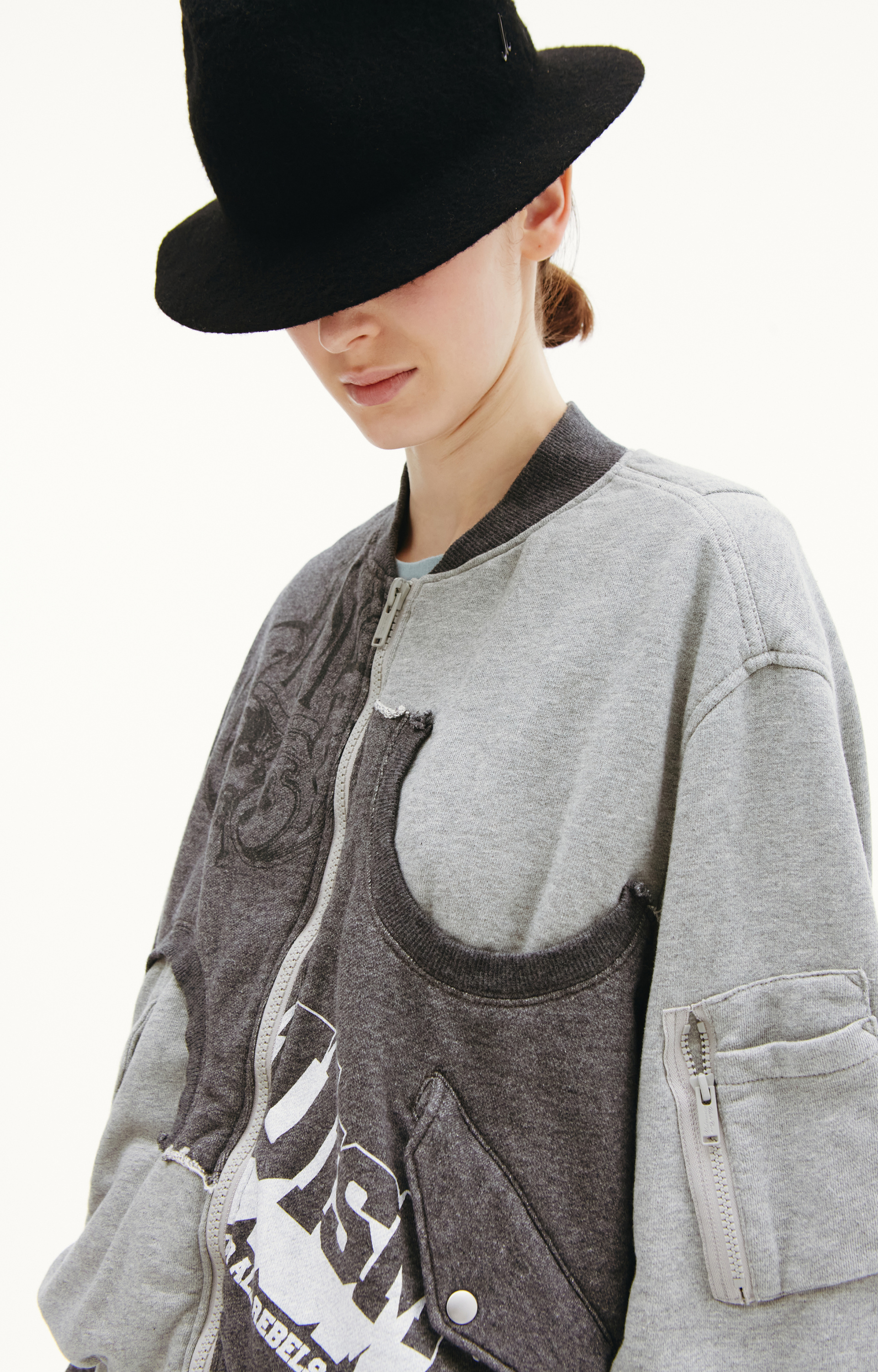 Undercover Reversible Cotton Bomber Jacket