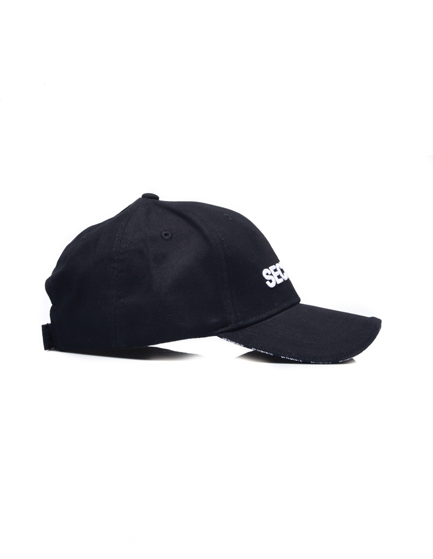 帽子 VETEMENTS SECURITE Logo Baseball Cap VETEMENTS SECURITE Logo Baseball Cap