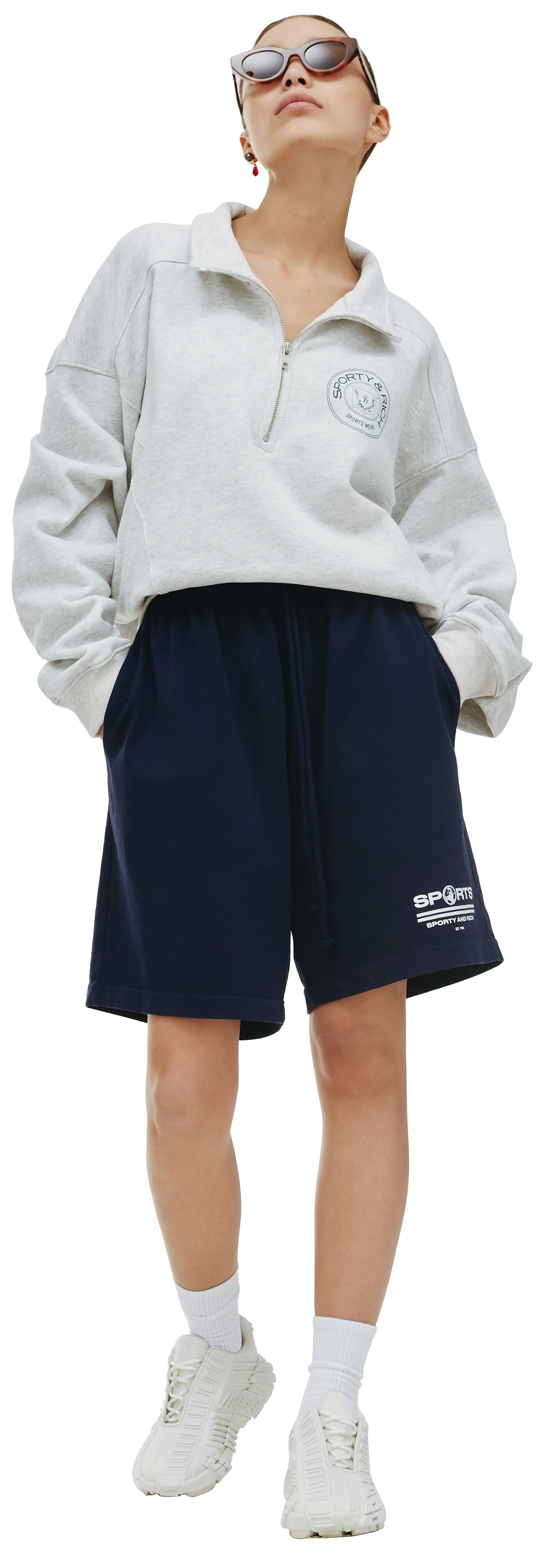 SPORTY & RICH Sports Gym Shorts