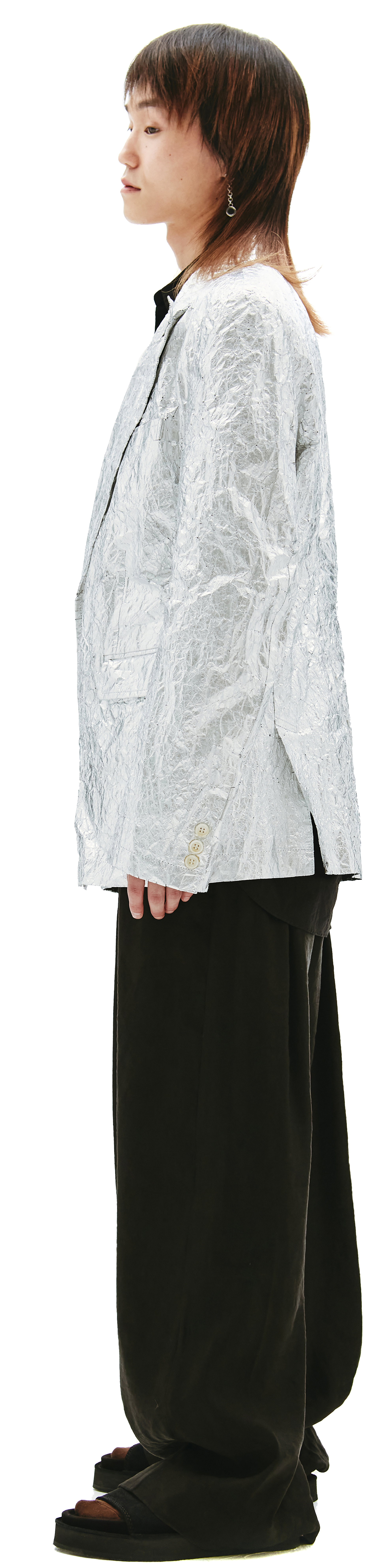 Comme des Garcons Homme plus Silver Blazer