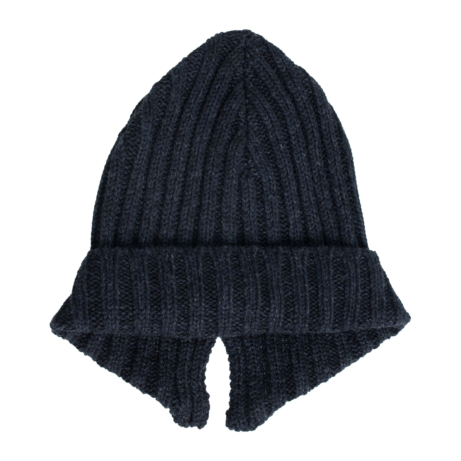 The Viridi-Anne Wool beanie with slit