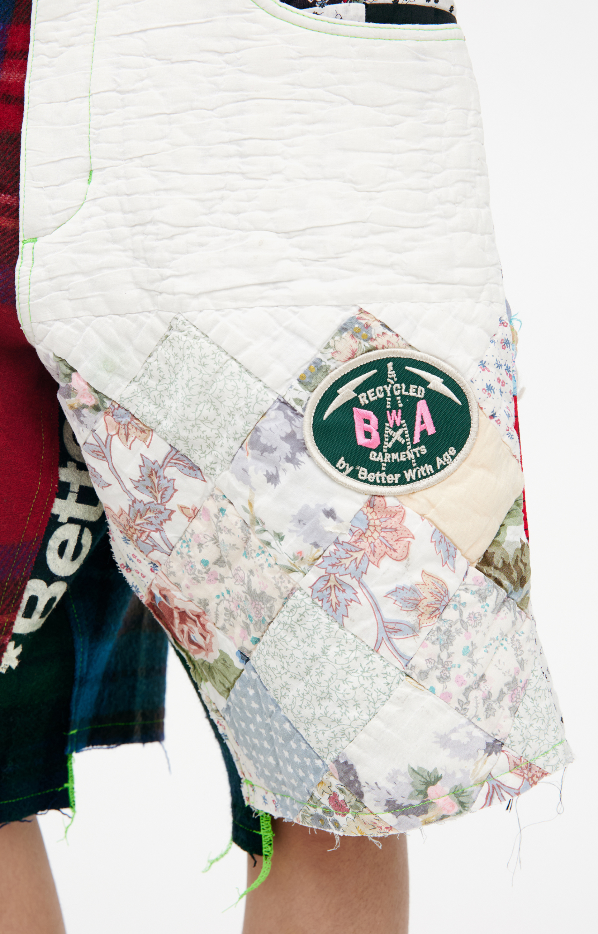 BETTER WITH AGE Combination cotton shorts