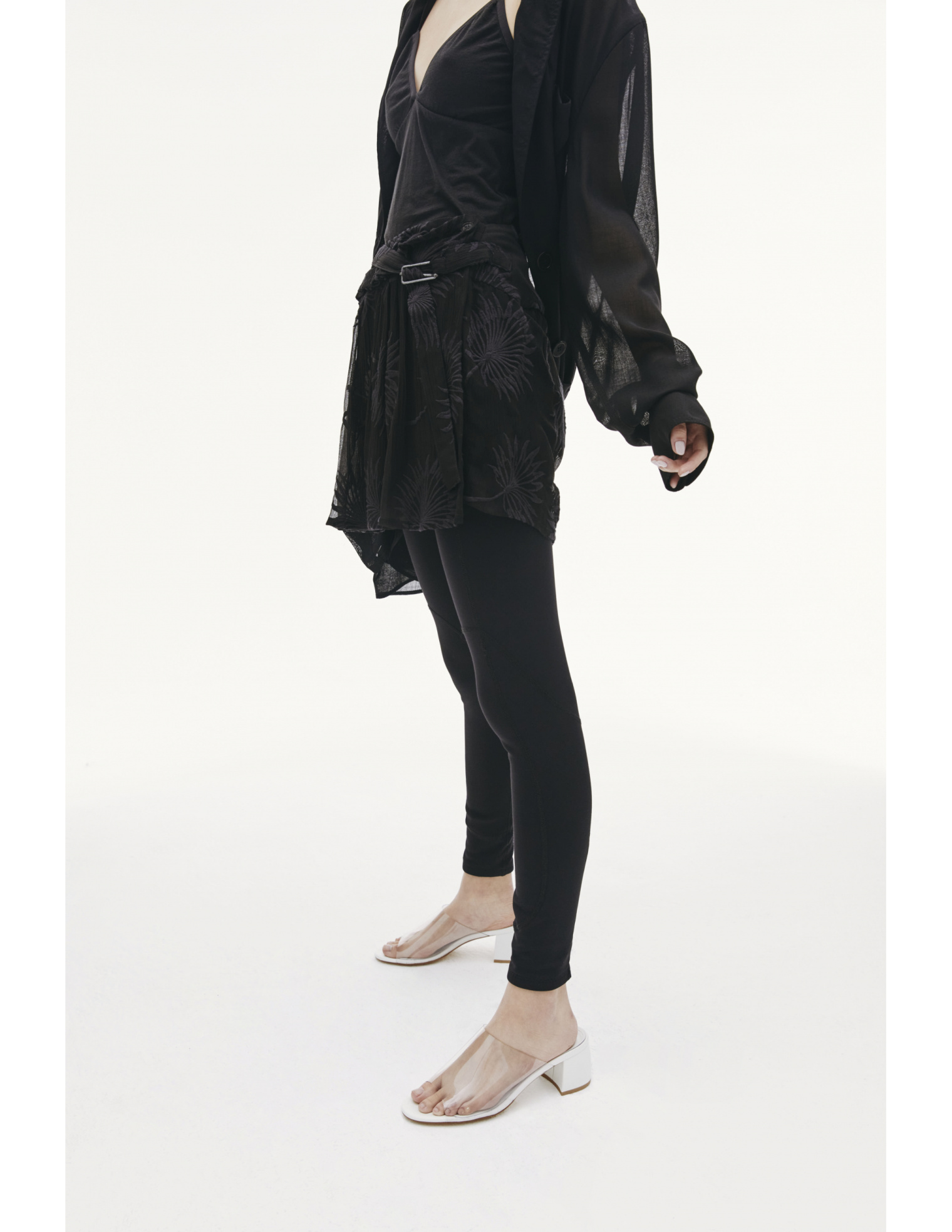 Ann Demeulemeester Cotton and silk shorts