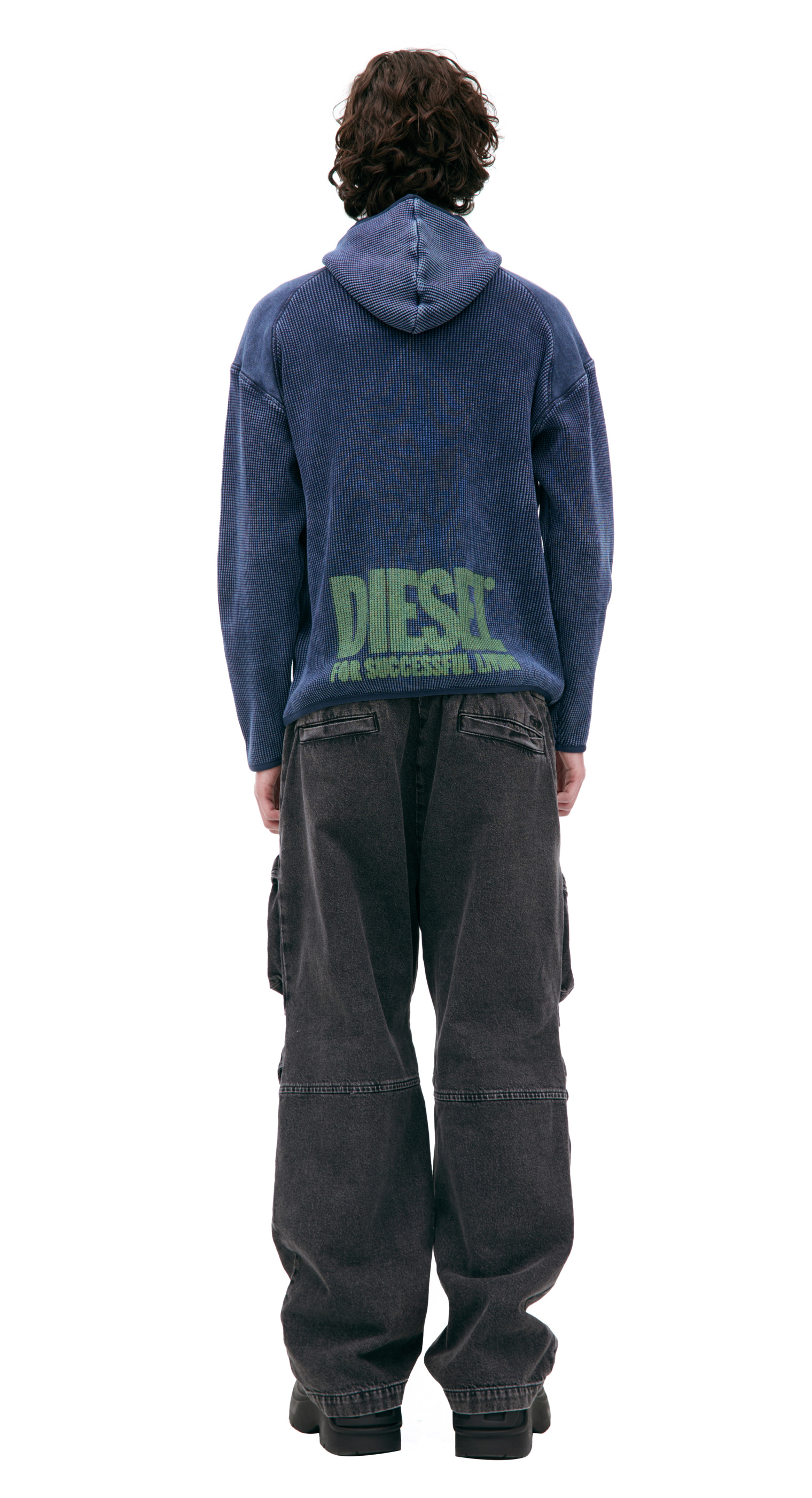 Diesel Waffle-effect hoodie