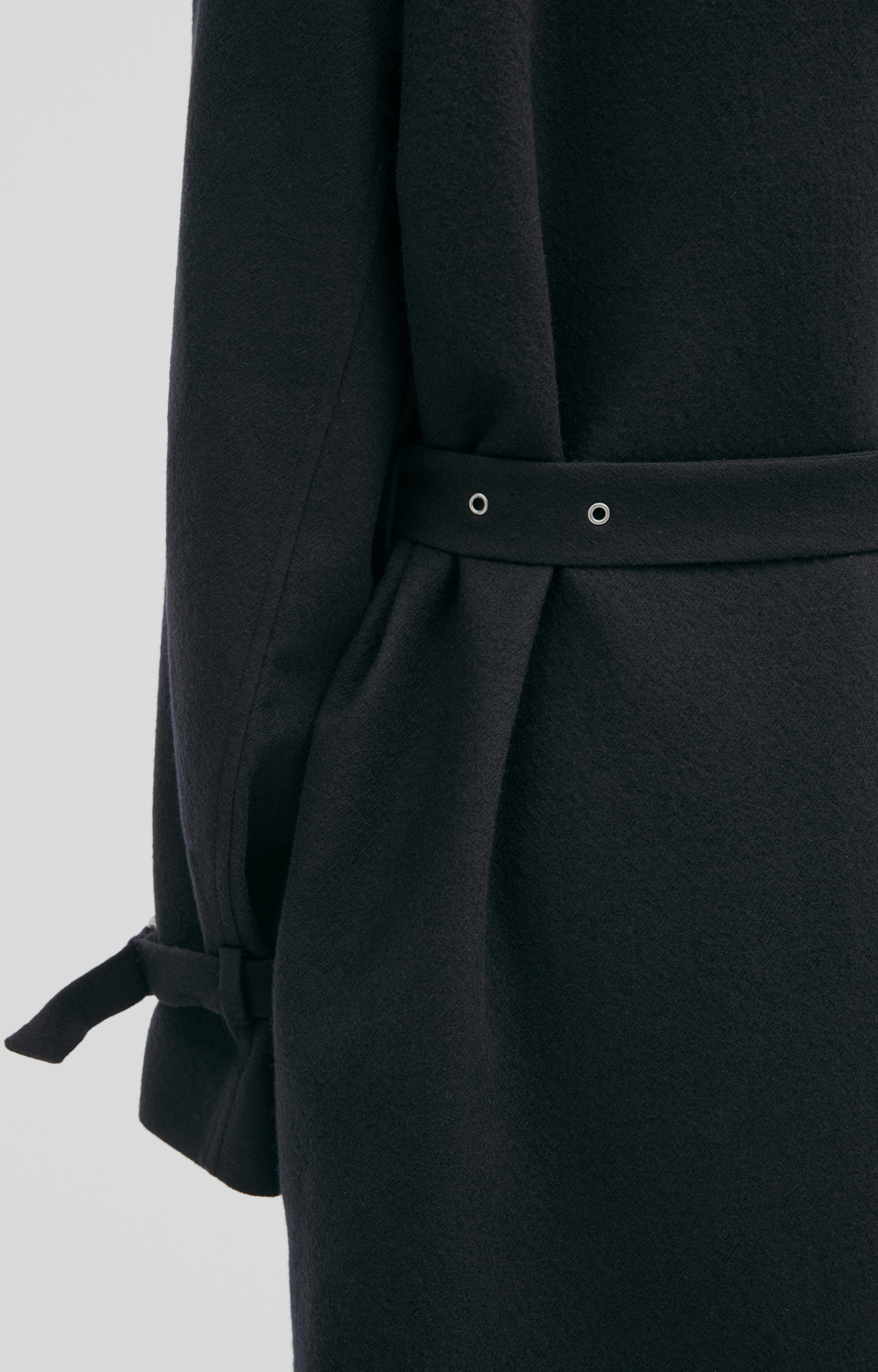 Ann Demeulemeester Wool coat with slit pockets