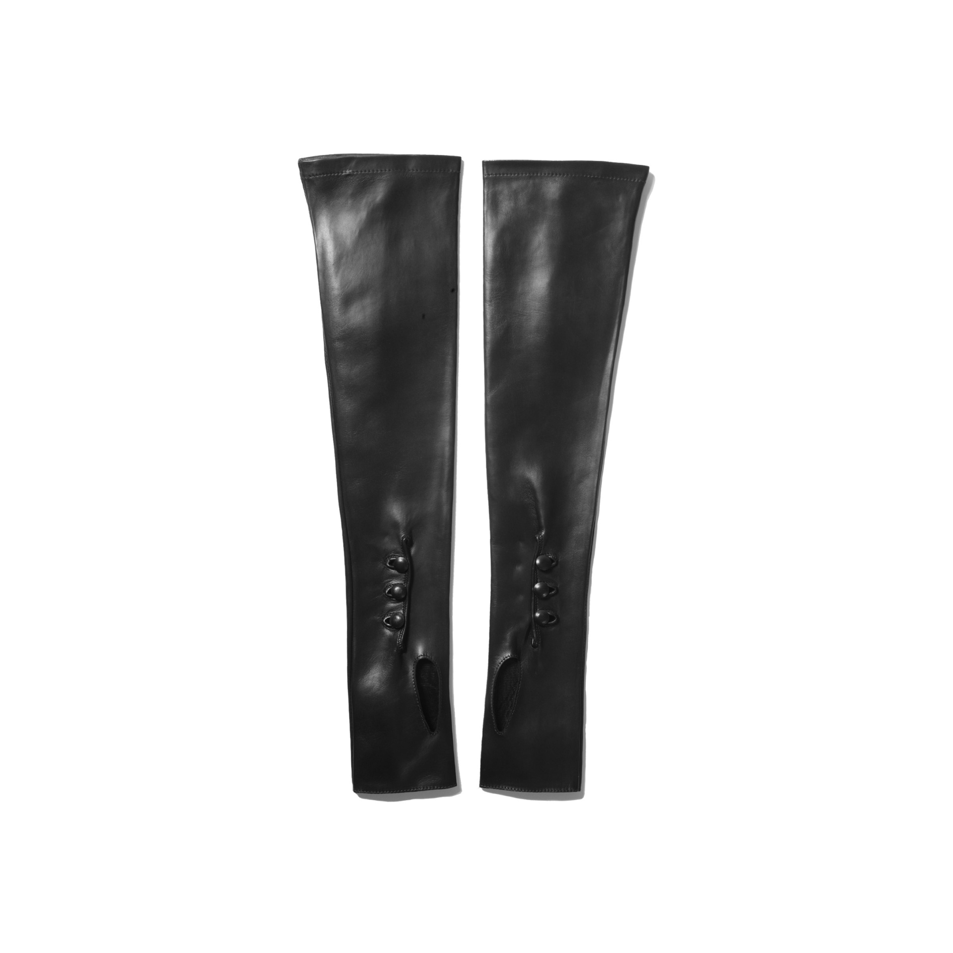 Enfants Riches Déprimés Black leather gloves