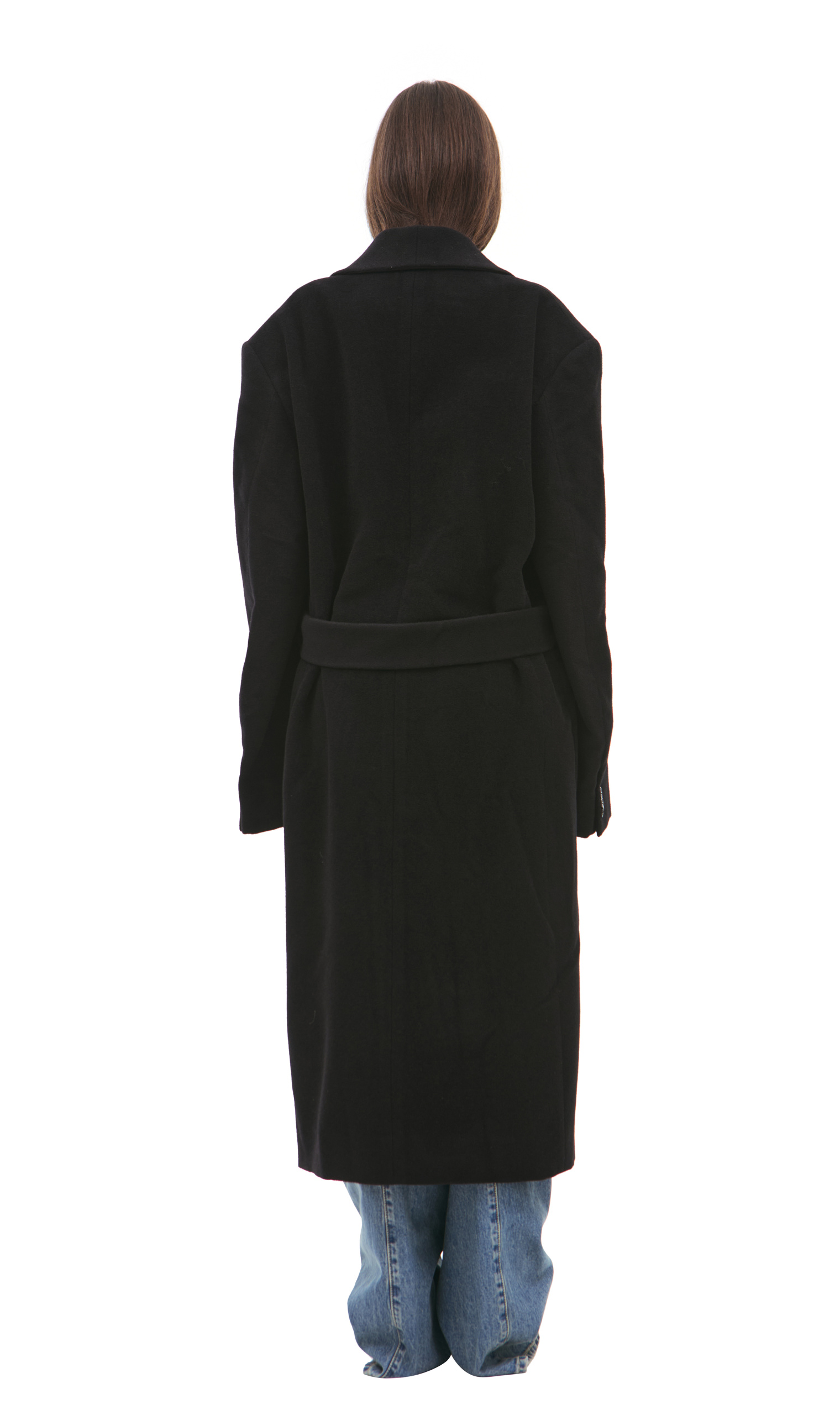 Doublet Black wool coat