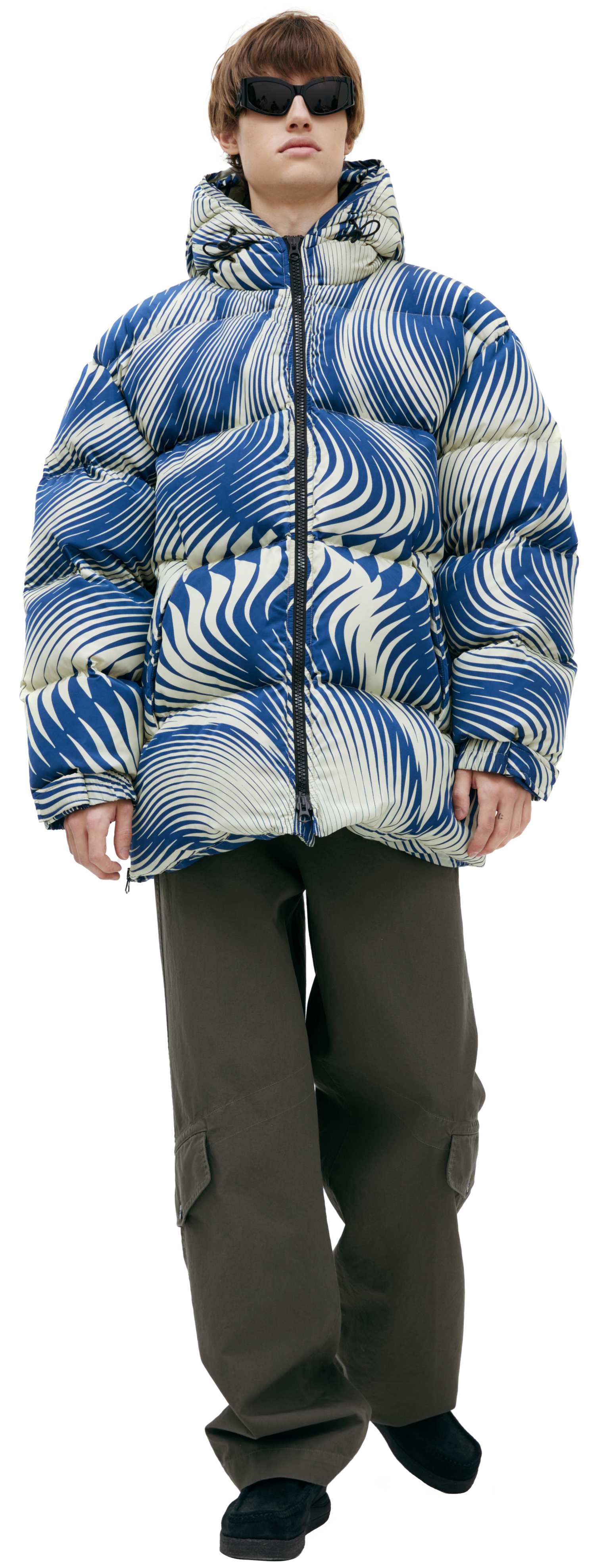 Dries Van Noten Monoprint down jacket