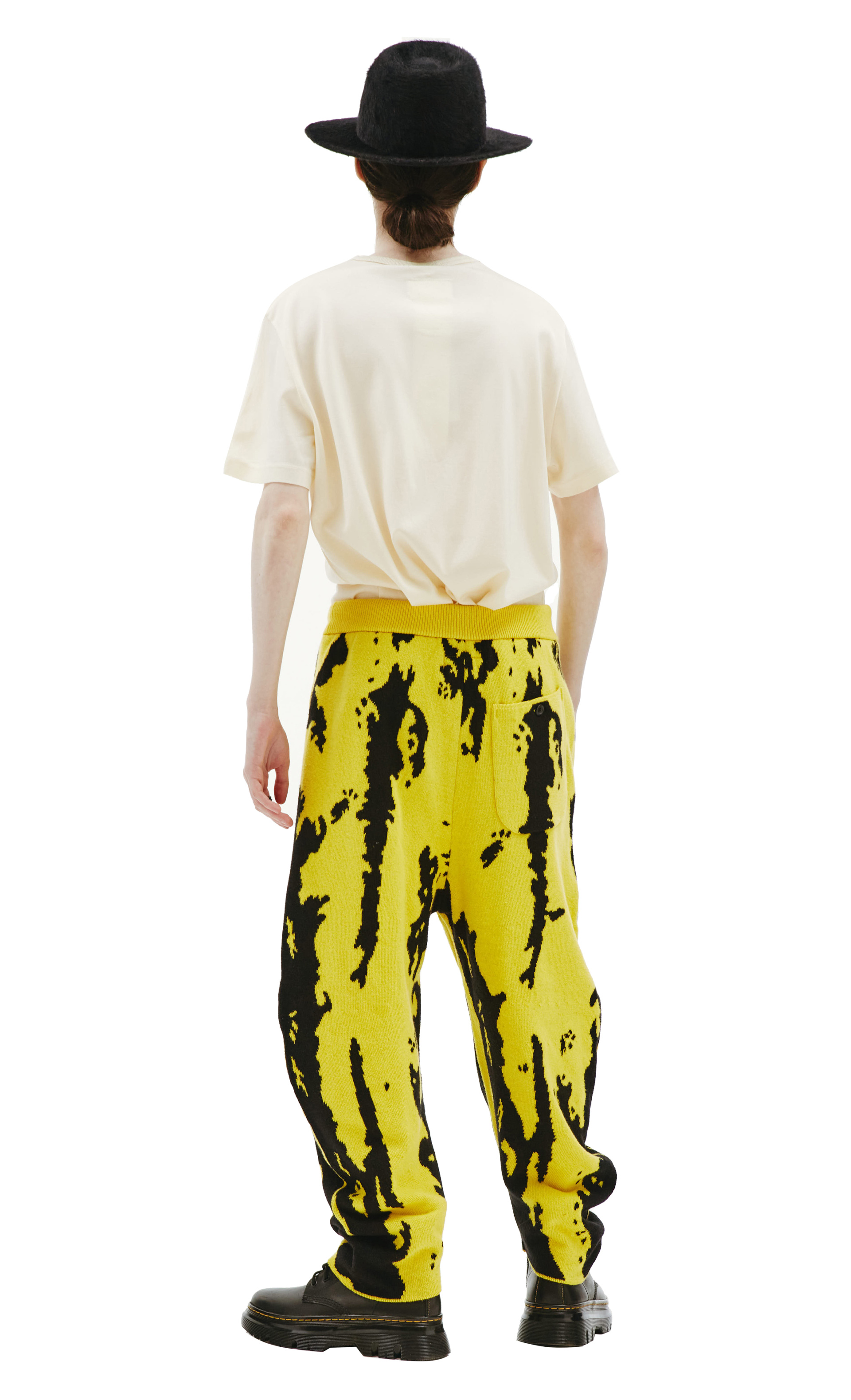 Doublet BANANA JACQUARD KNIT PANTS