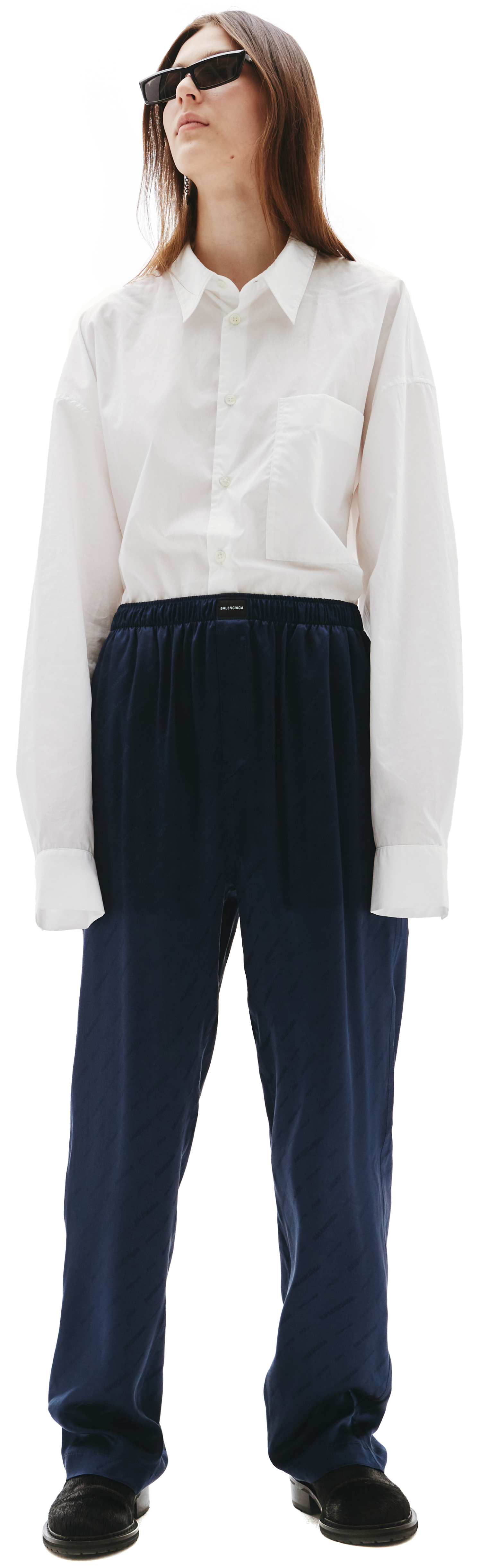 Balenciaga All Over Logo Trousers