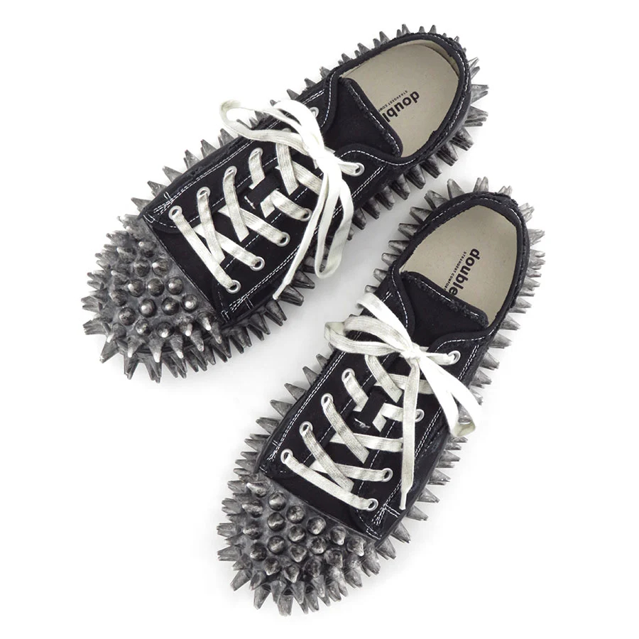 Doublet DIRTY SPIKE TOE CAP CANVAS sneakers